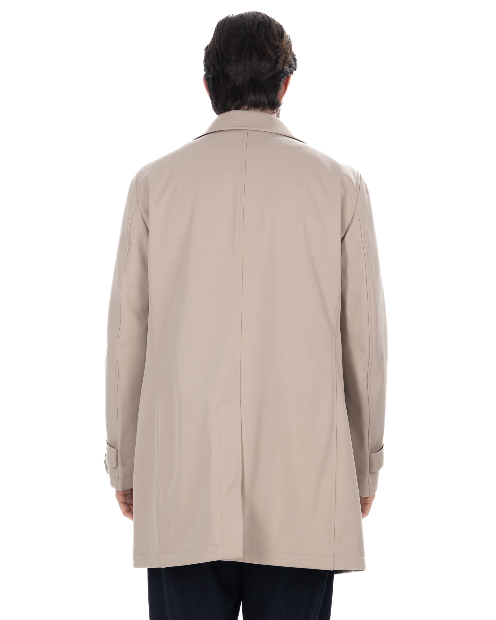 Trench-coat technique matelassé Tyler beige