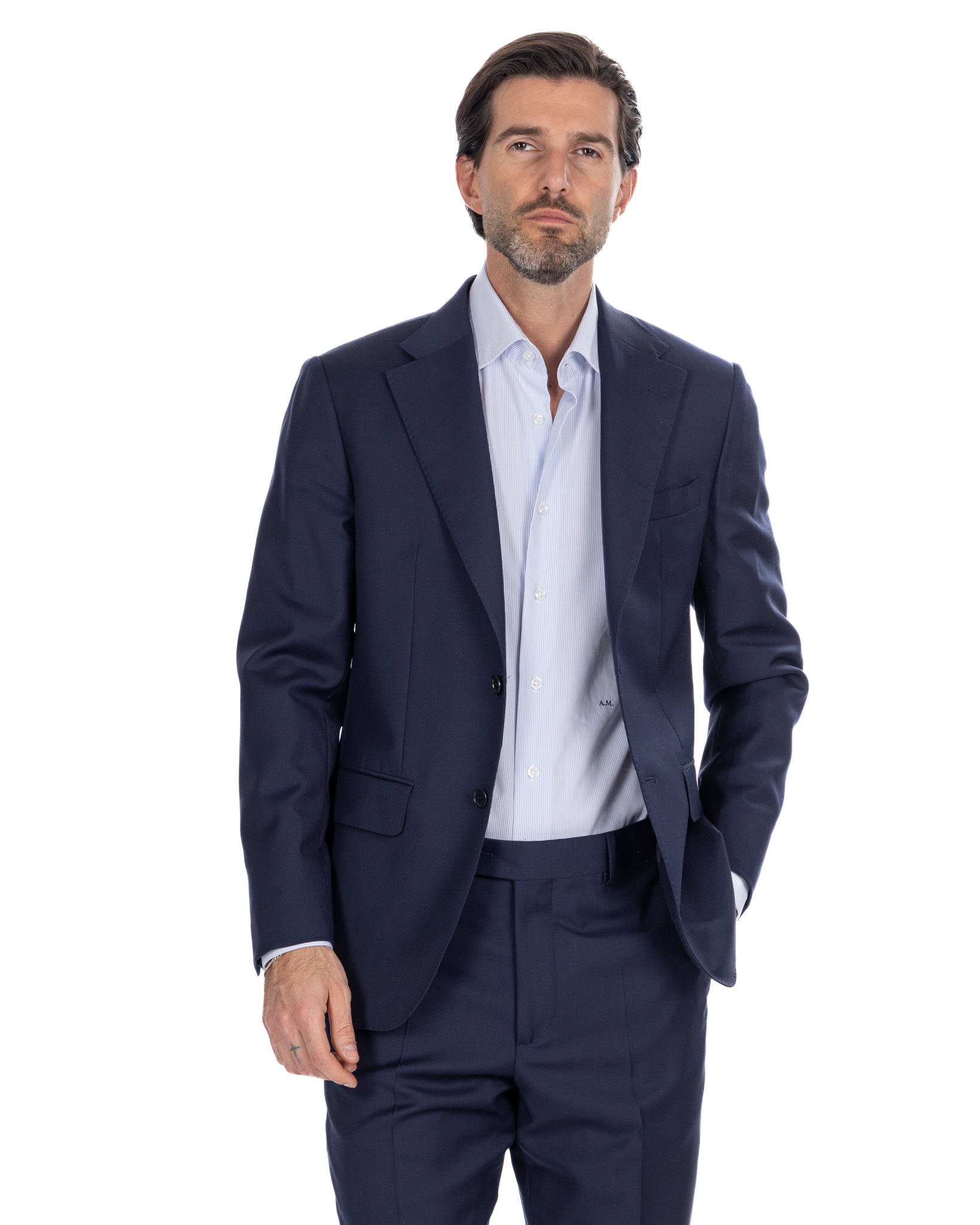 Prati blue wool dress