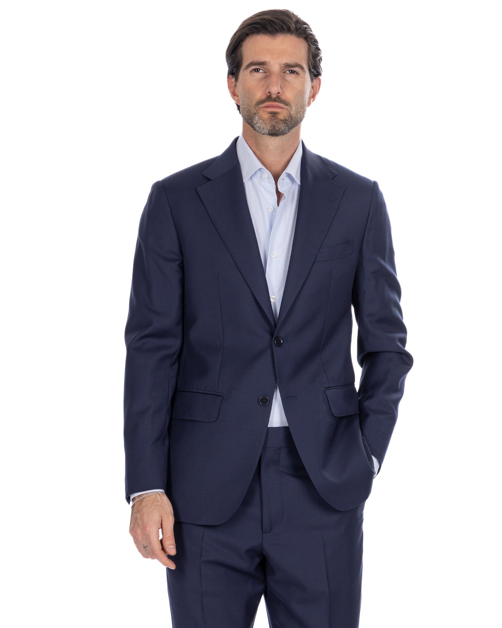 Prati blue wool dress