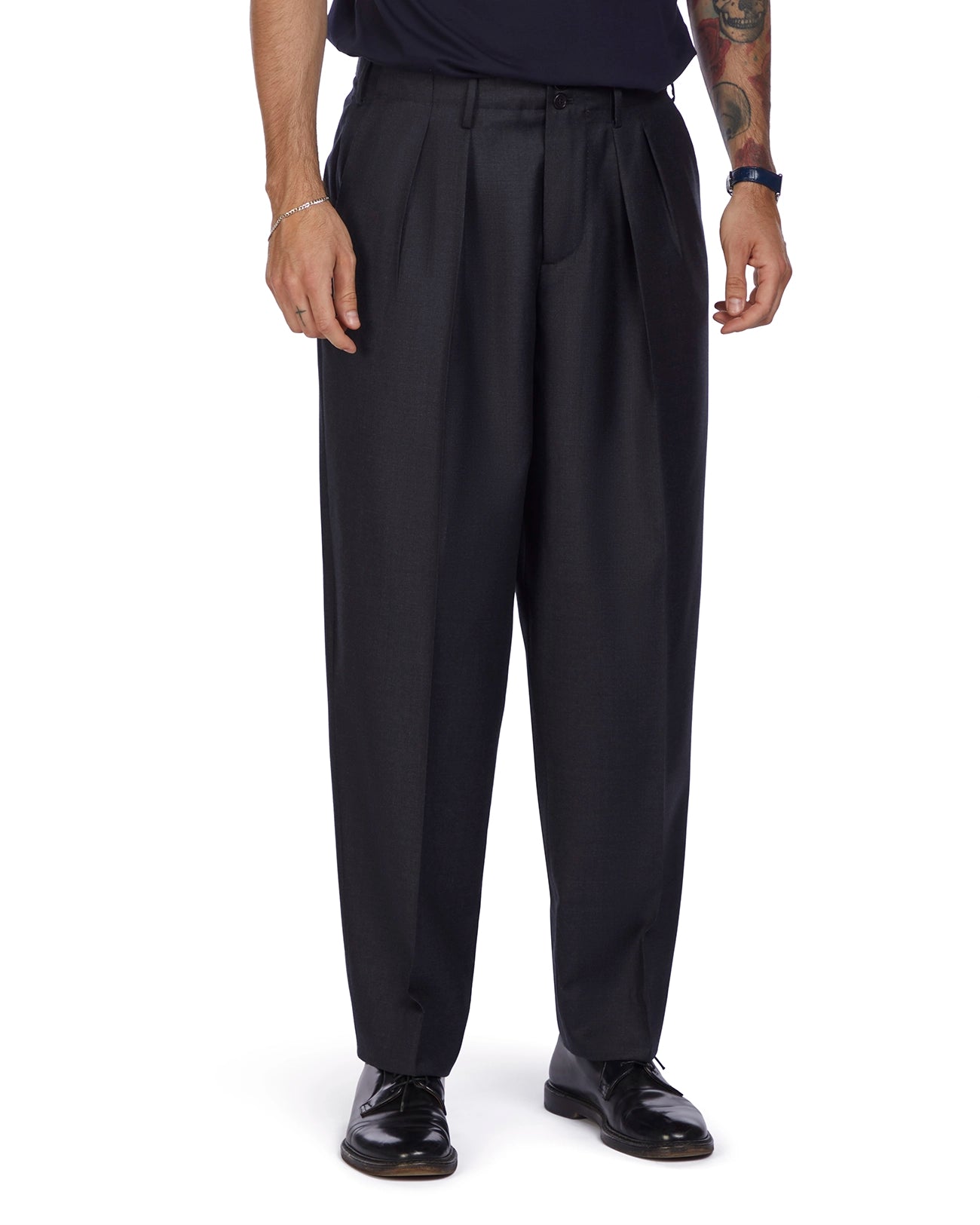 Pantalone Over grigio antracite Vitale Barberis Canonico