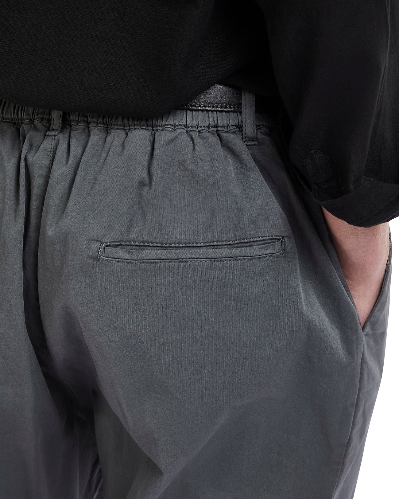 Pantalone Wels in cotone grigio
