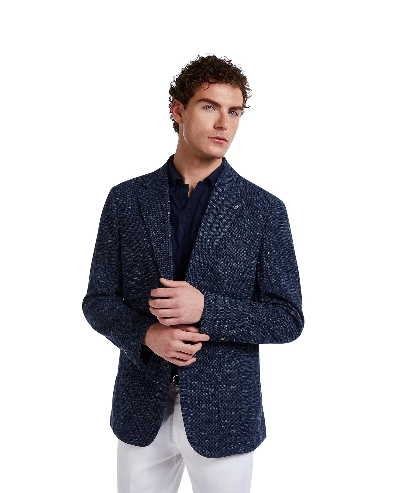 Chaqueta Erice melange azul