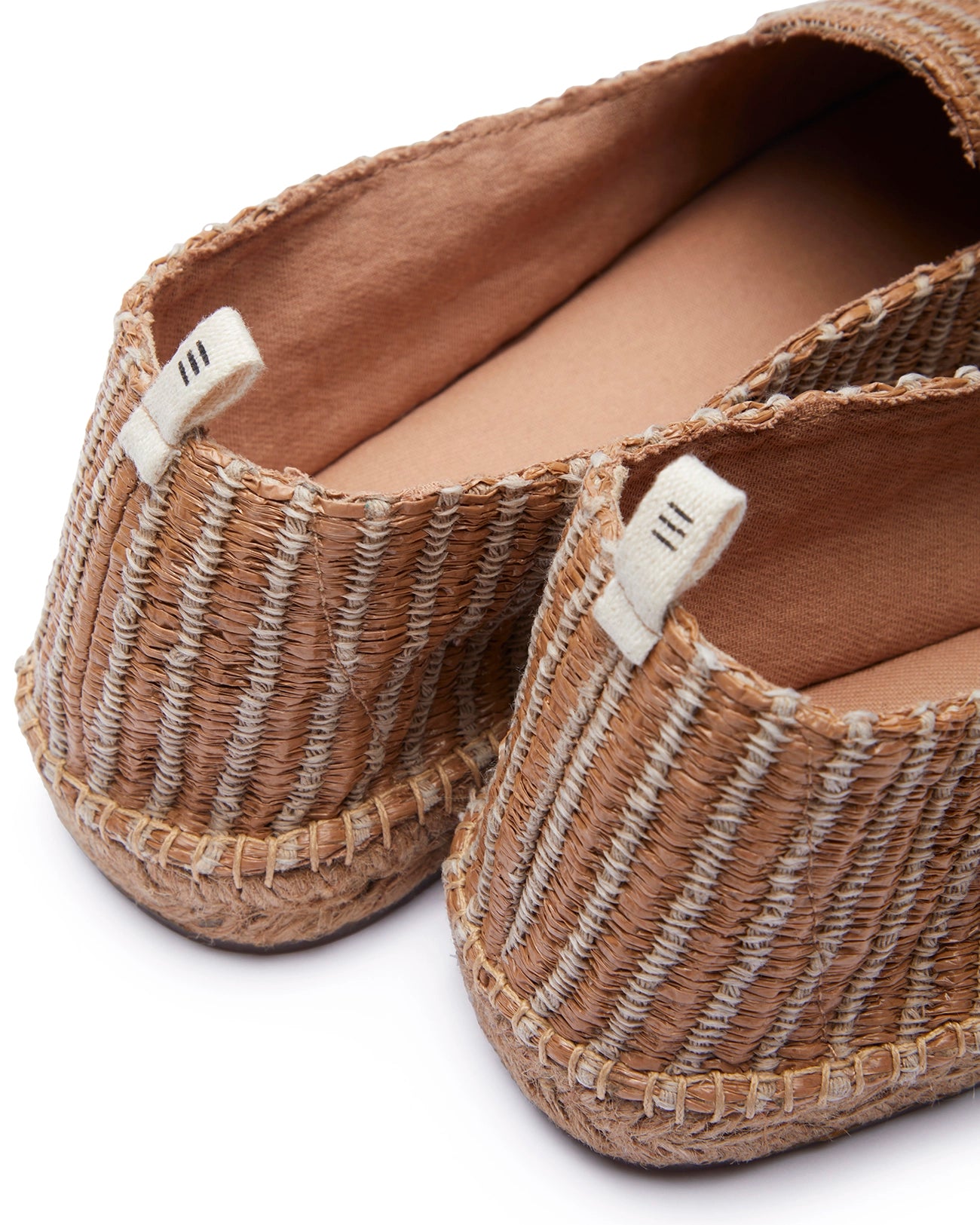 Singapore Espadrilles with dark brown pattern