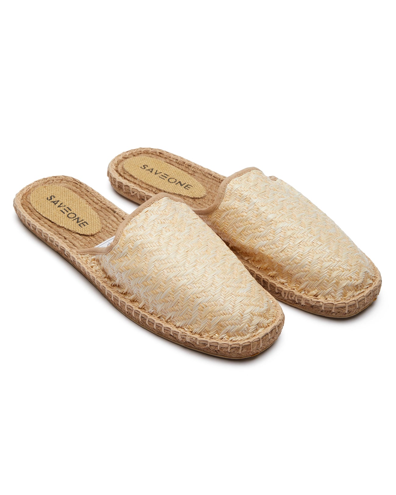 Ushuaia mules with beige pattern