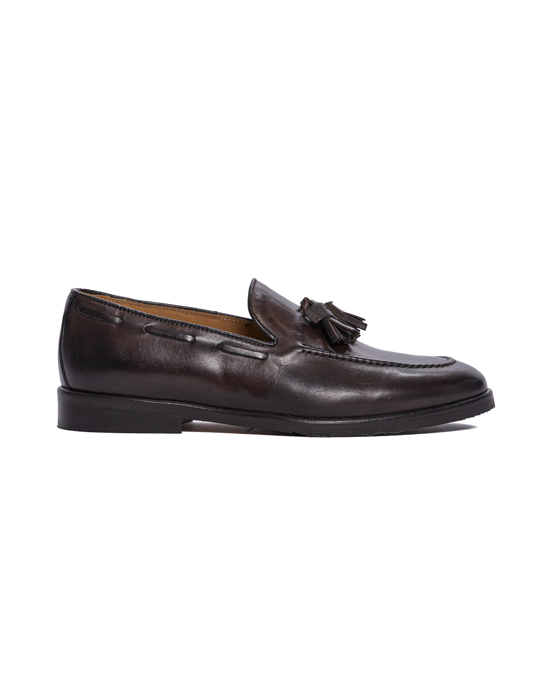 Jasper - dark brown leather moccasin
