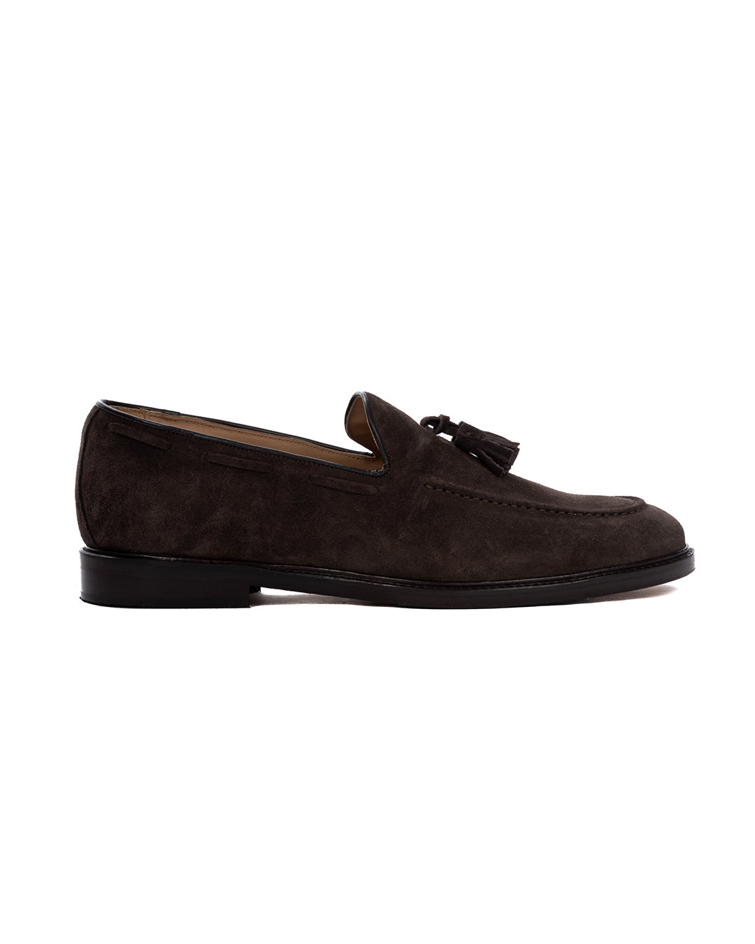 Caspar - dark brown suede moccasin