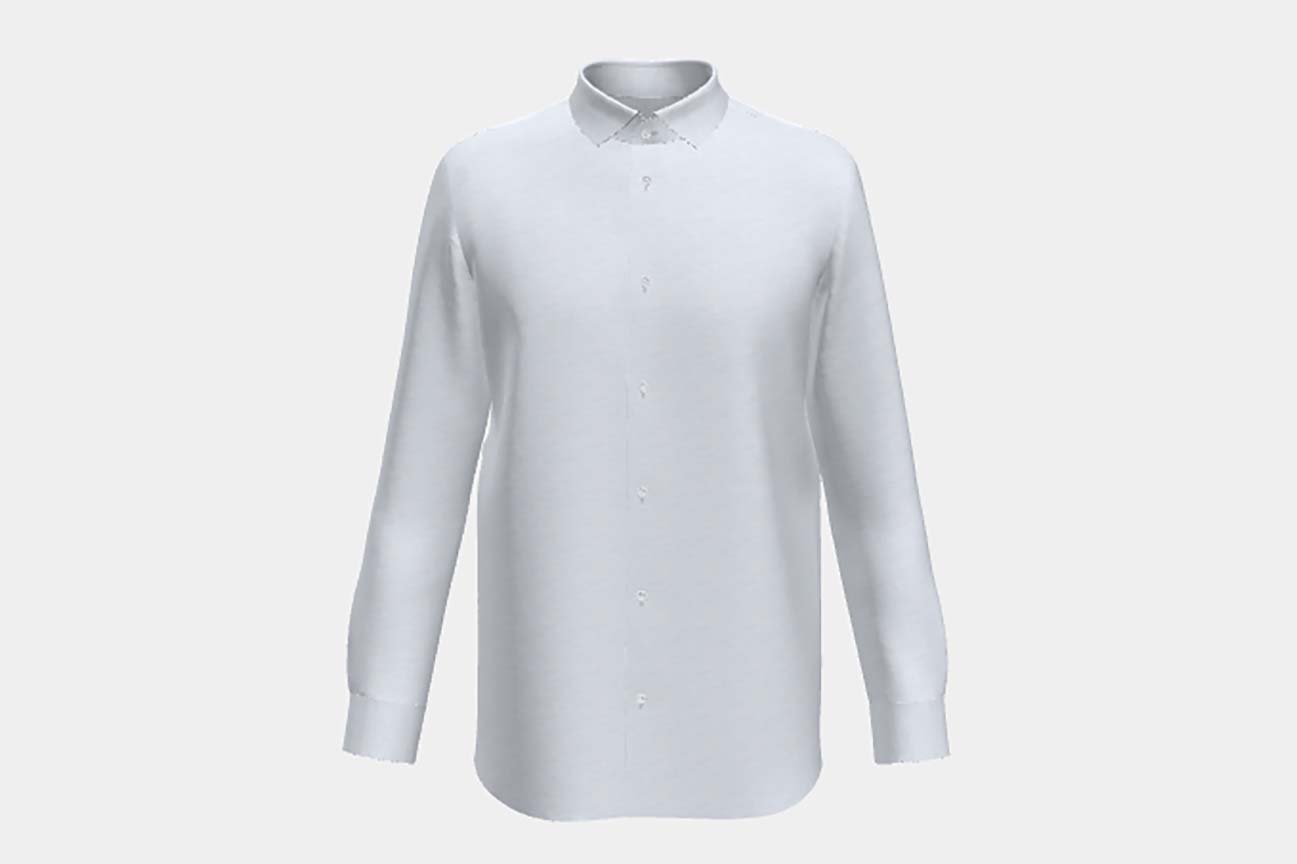 Camicia su misura blu chiaro