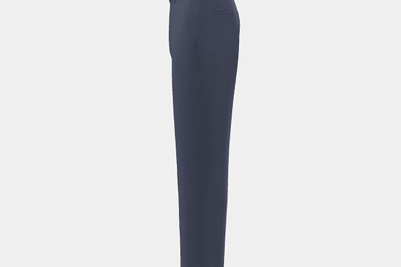 Pantalone su misura lana solaro 130s blu chiaro Caccioppoli
