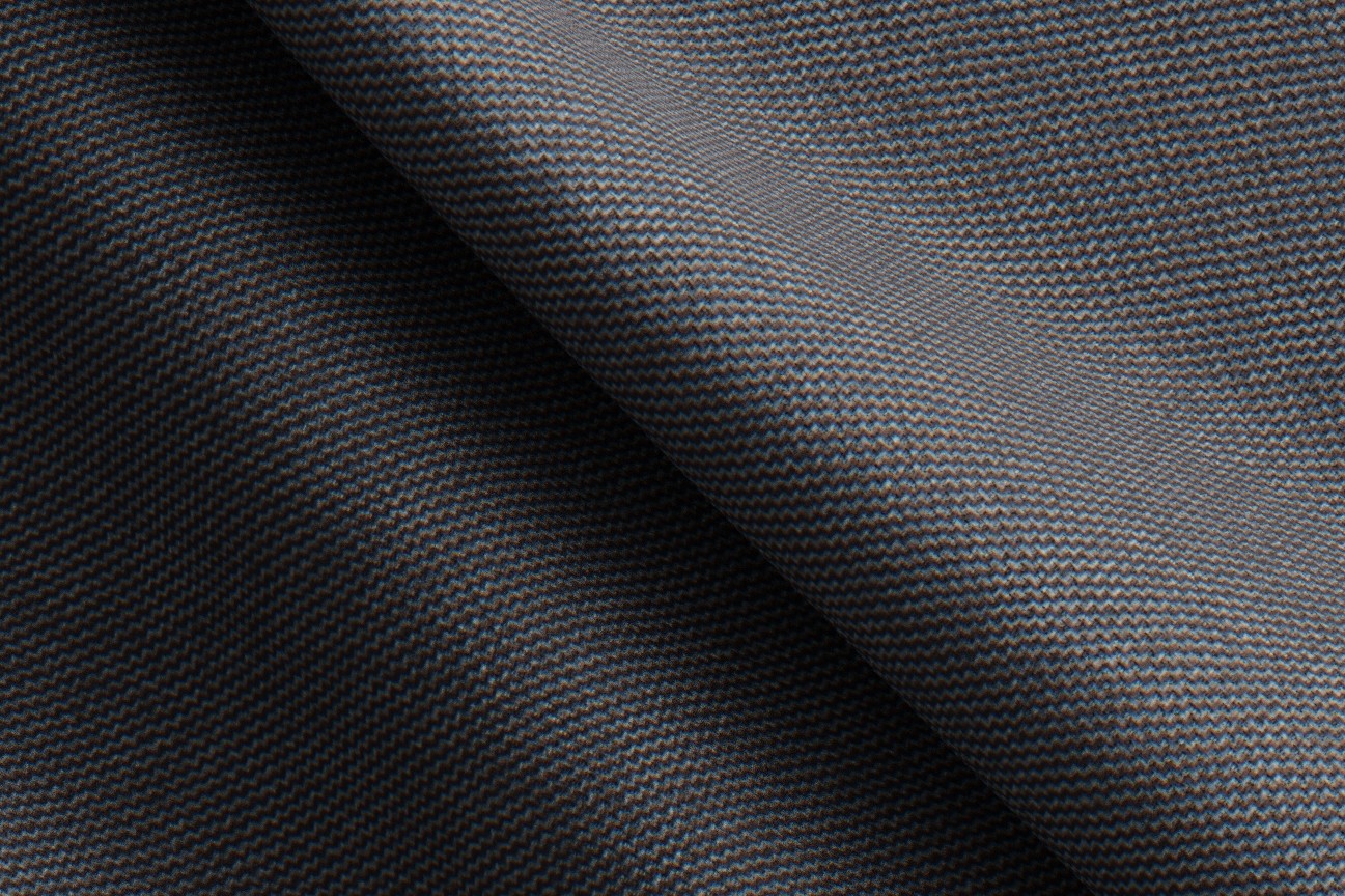 Gilet su misura lana e seta 150s grigio Caccioppoli