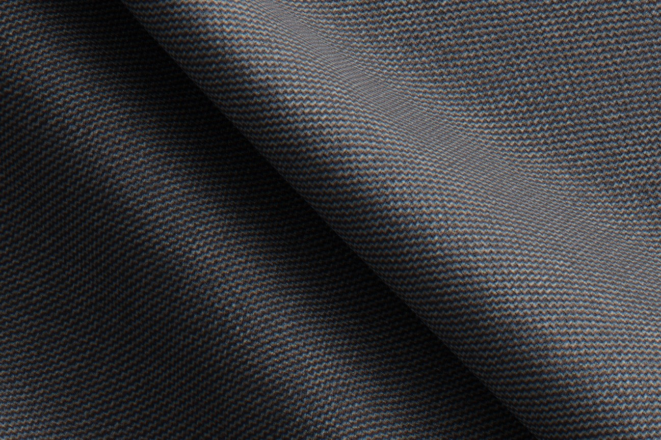 Pantalone su misura lana e seta 150s grigio Caccioppoli