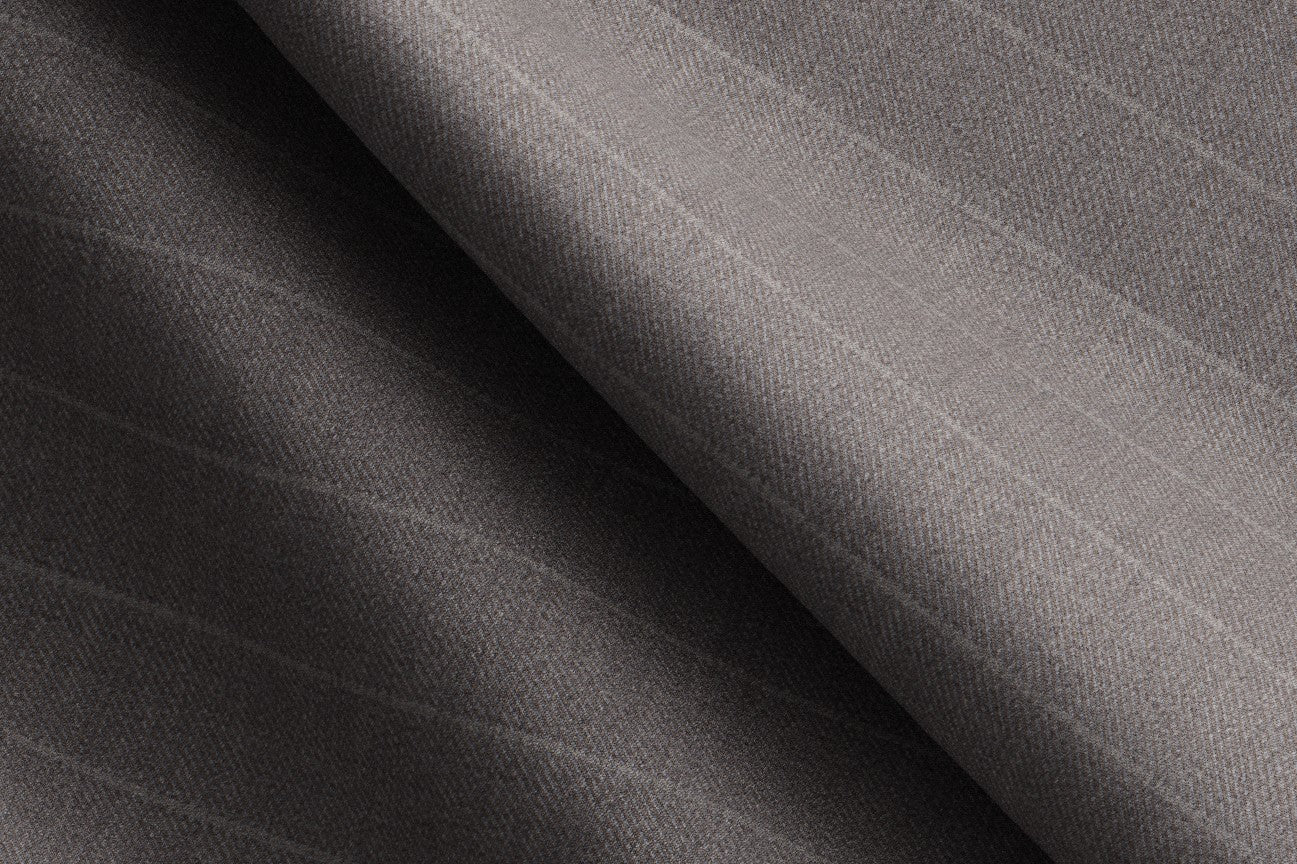 Pantalon tailleur en laine beige 110's Canonico