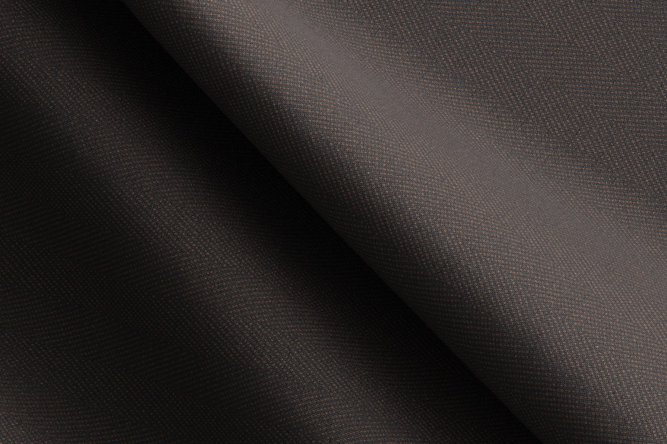 Veste en laine marron solaro années 130 sur mesure Caccioppoli