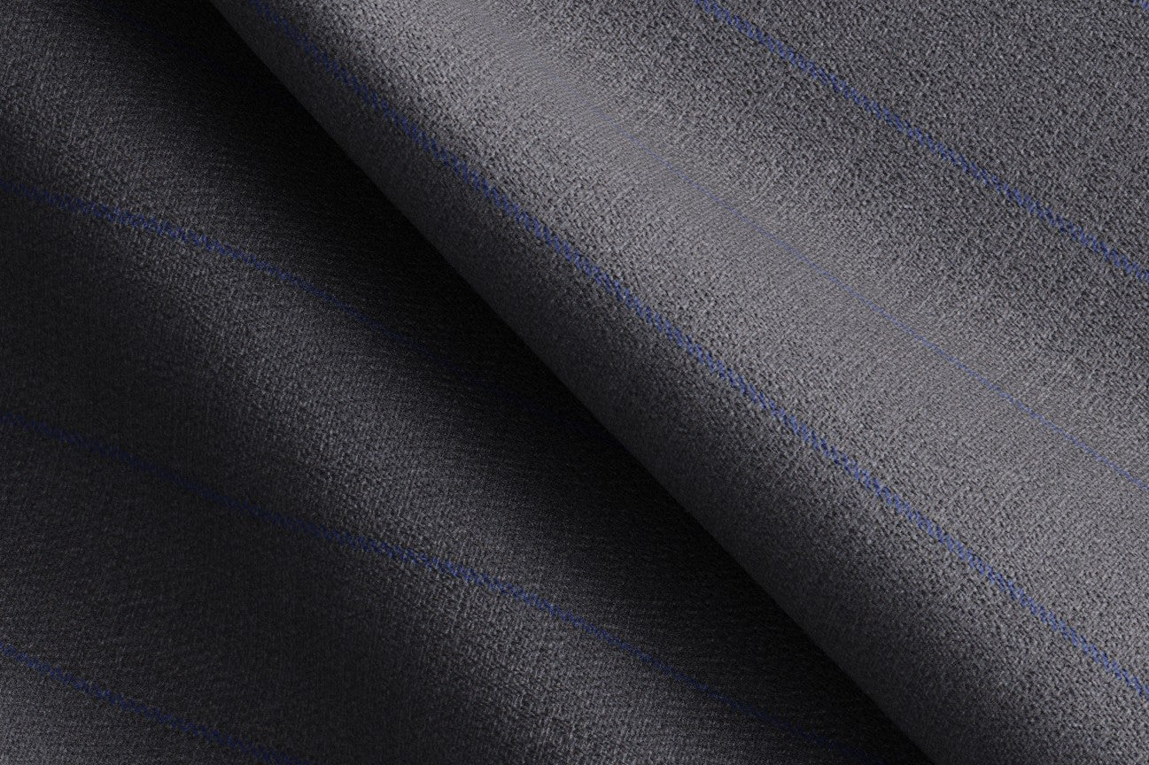 Pantalone su misura lana e seta 150s grigio Caccioppoli