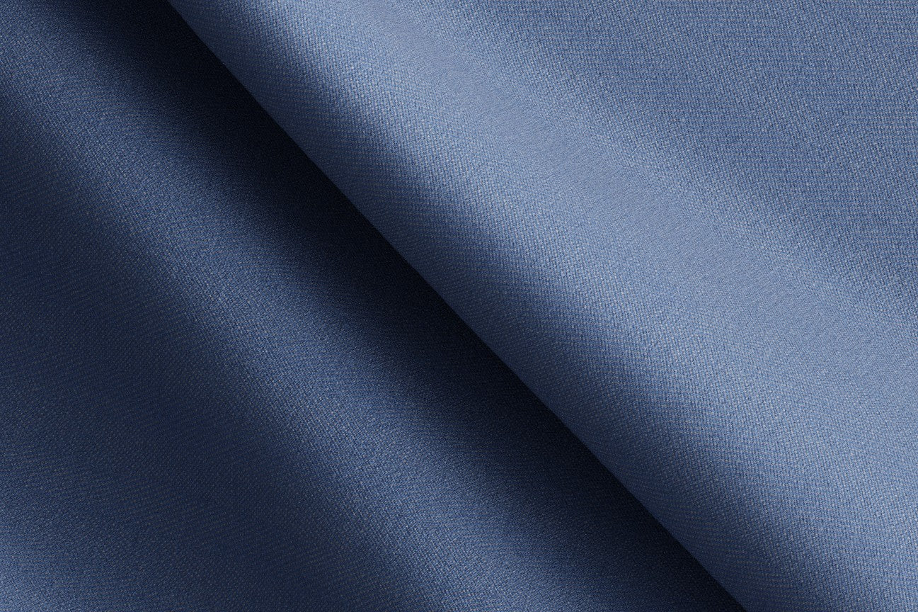 Veste tailleur en laine solaro années 130 bleu clair Caccioppoli