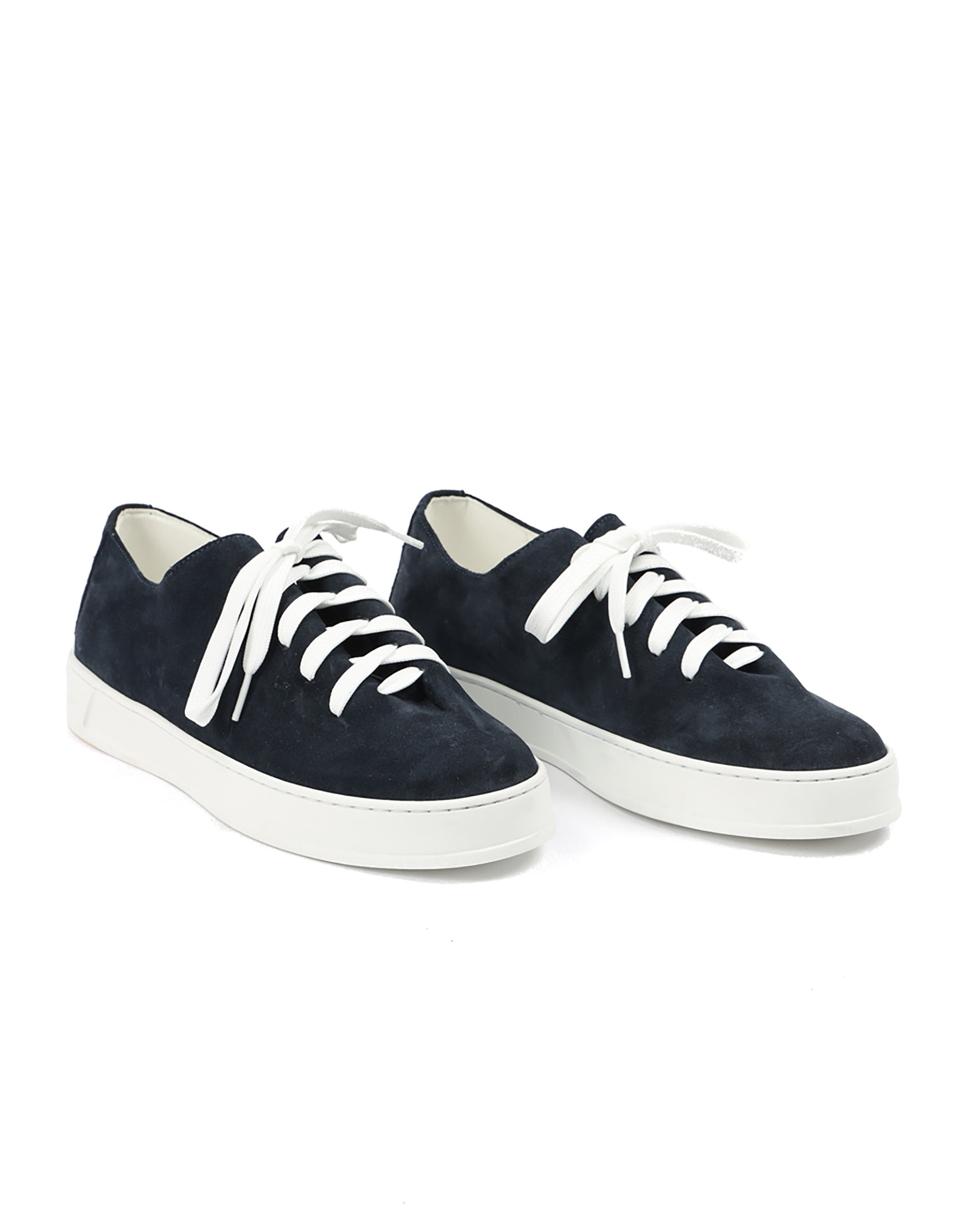 Steph - Baskets en daim bleu
