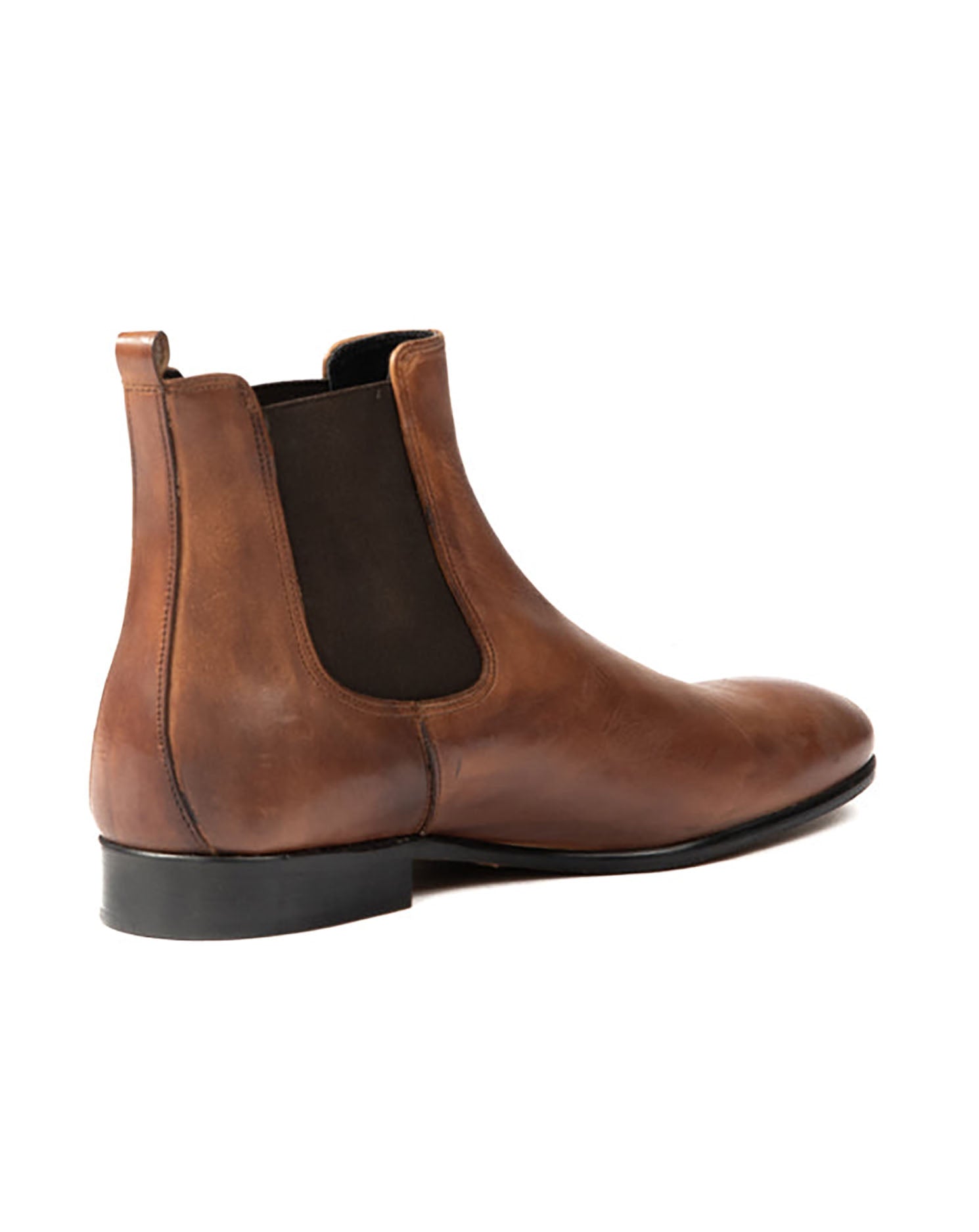 Dre - brown leather chelsea boots