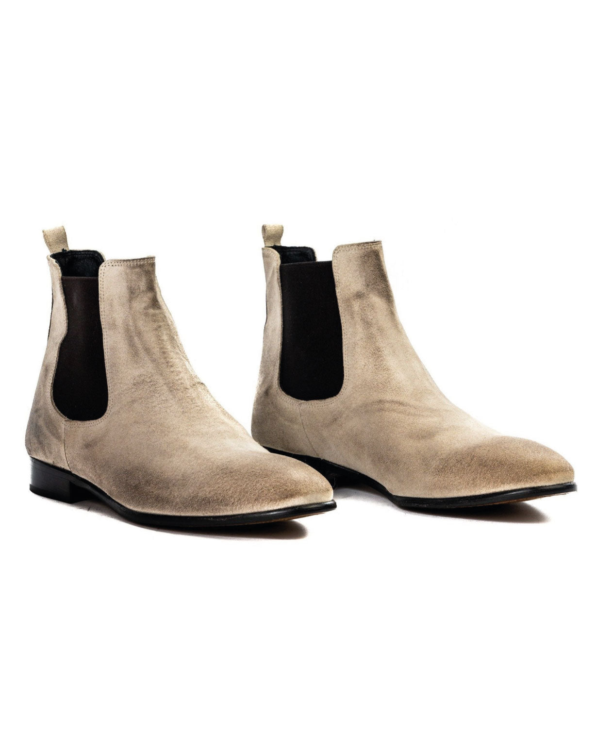DRE - CHELSEA BOOTS CREAM SUEDE