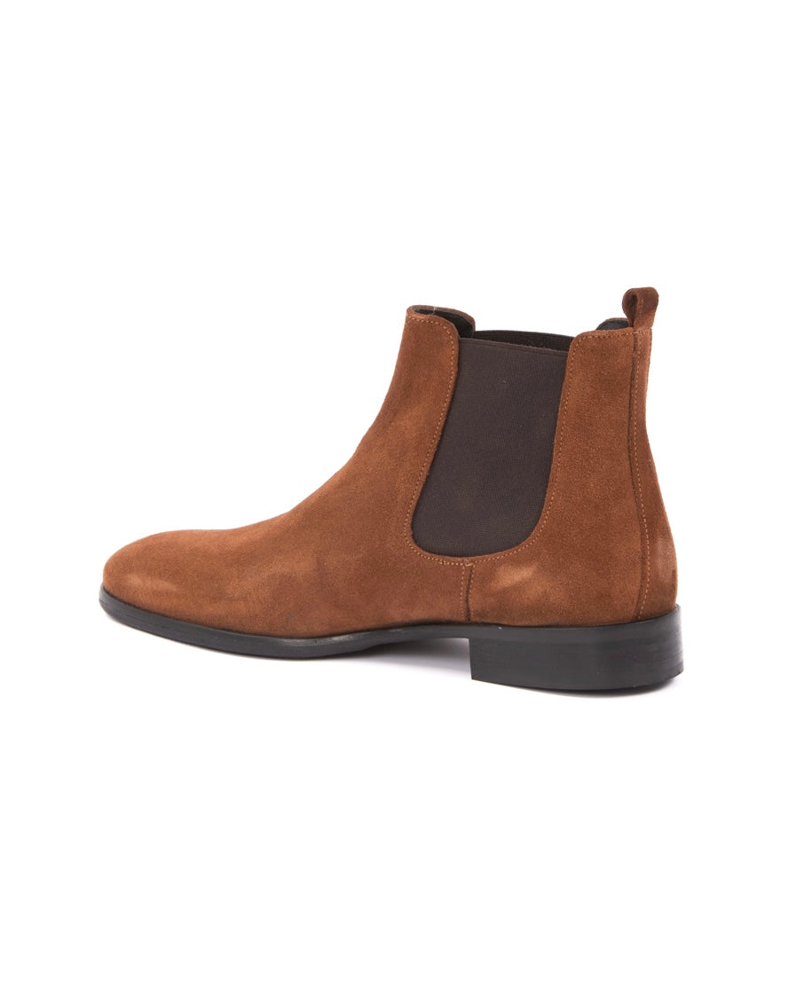 Dre - bottines chelsea en daim camel sale