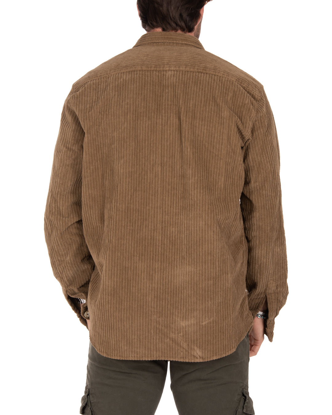Atlantis - camel velvet shirt