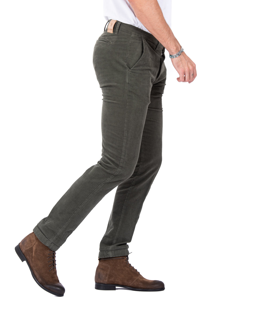 Job - pantalon militaire en velours côtelé