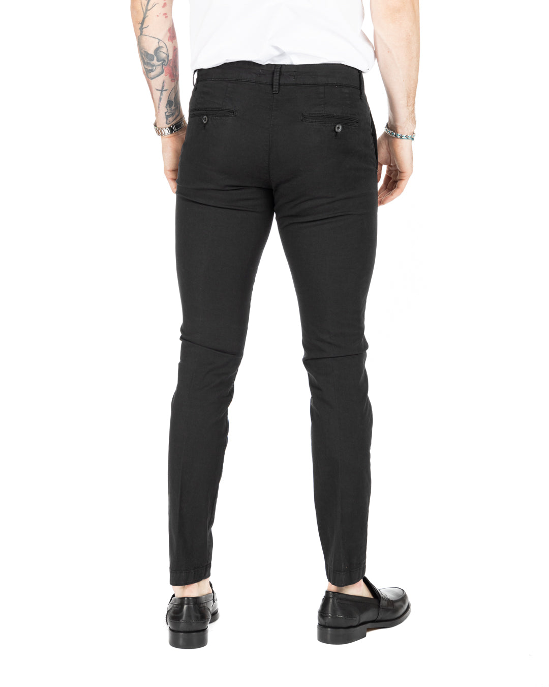 Frank - black basic trousers