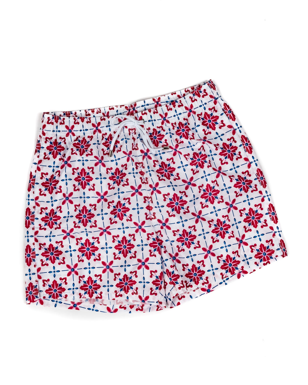 Maillot de bain - Motif faïence rose