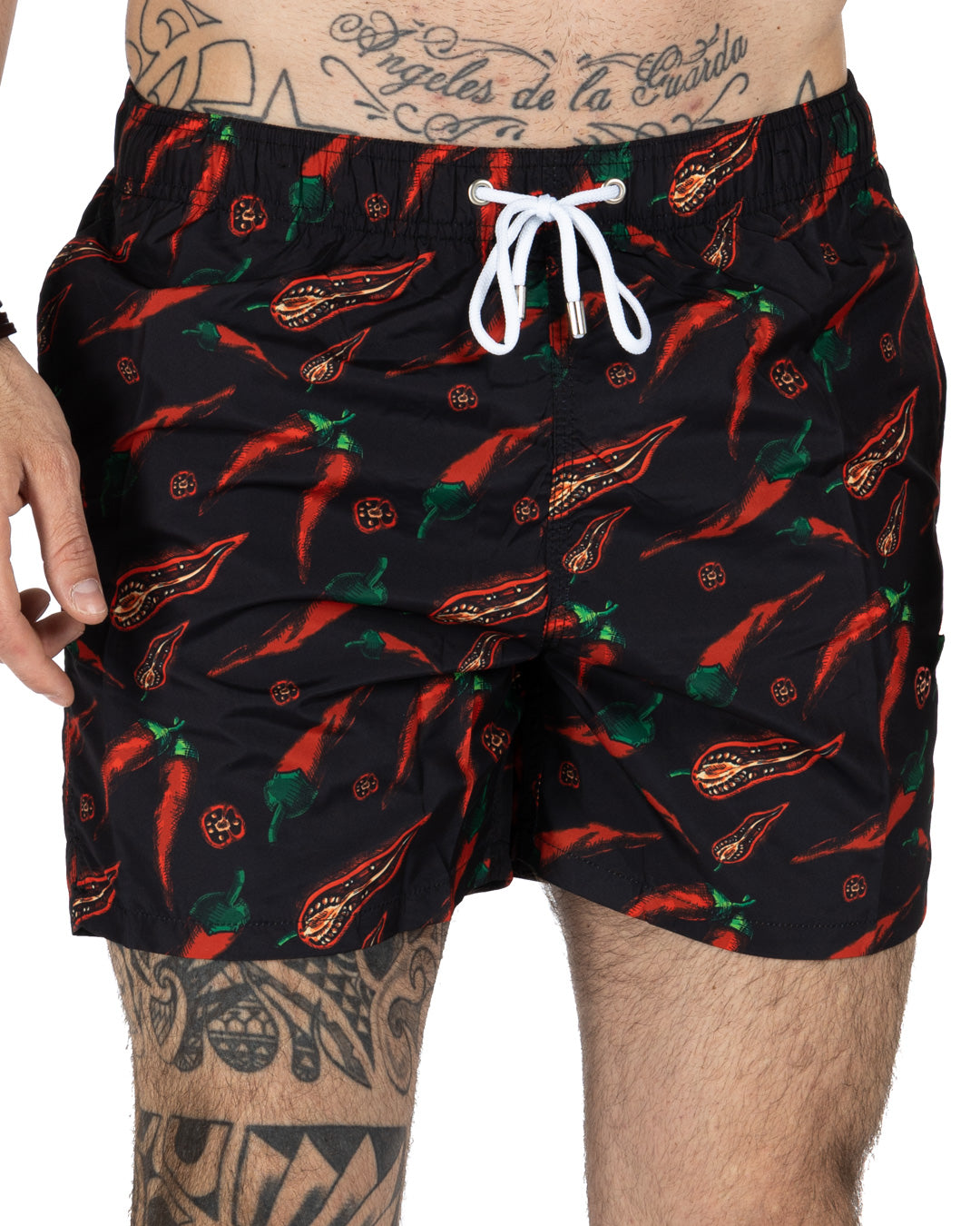 Maillot de bain - Motif piment noir