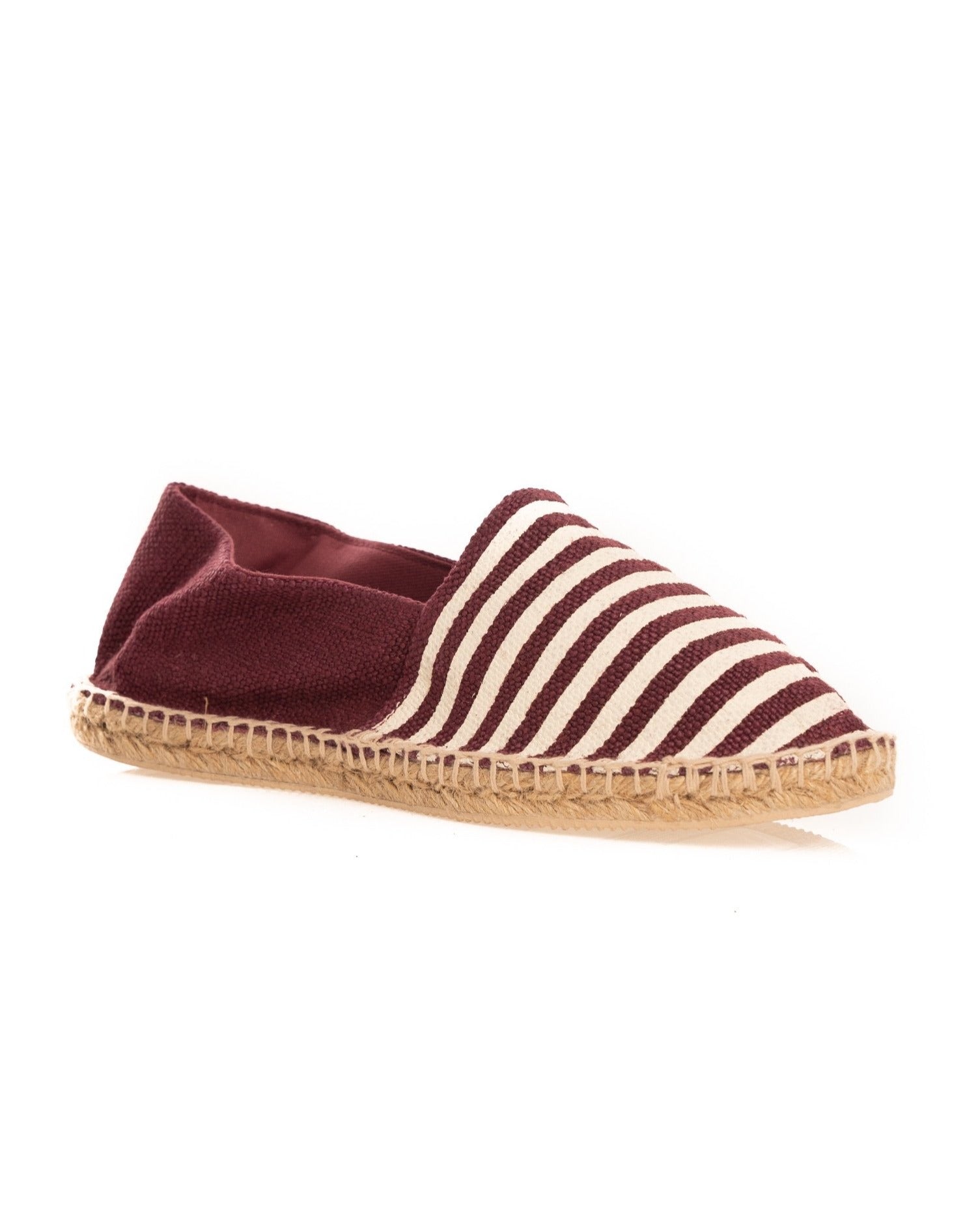 BORDEAUX STRIPED ESPADRILLES