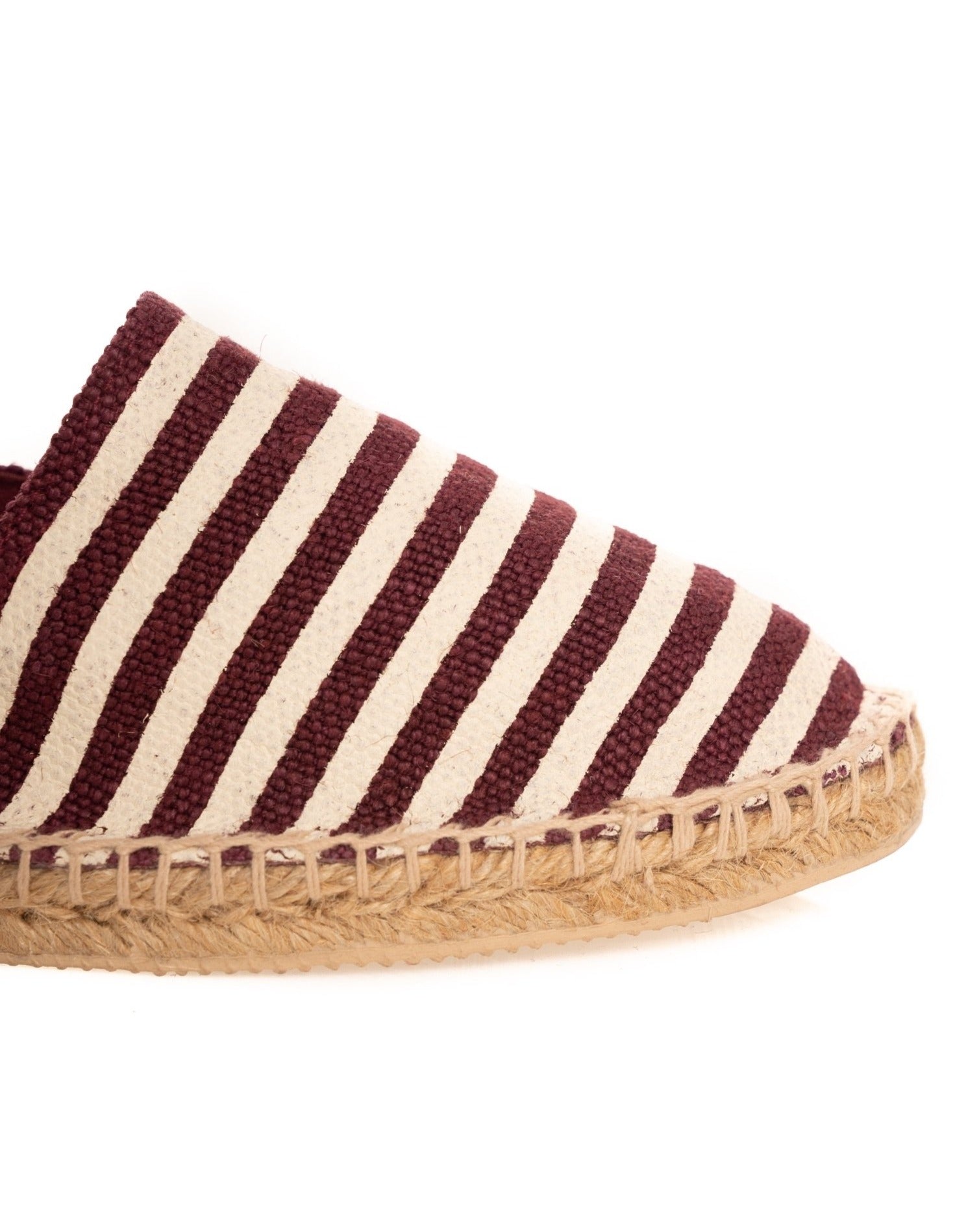 BORDEAUX STRIPED ESPADRILLES