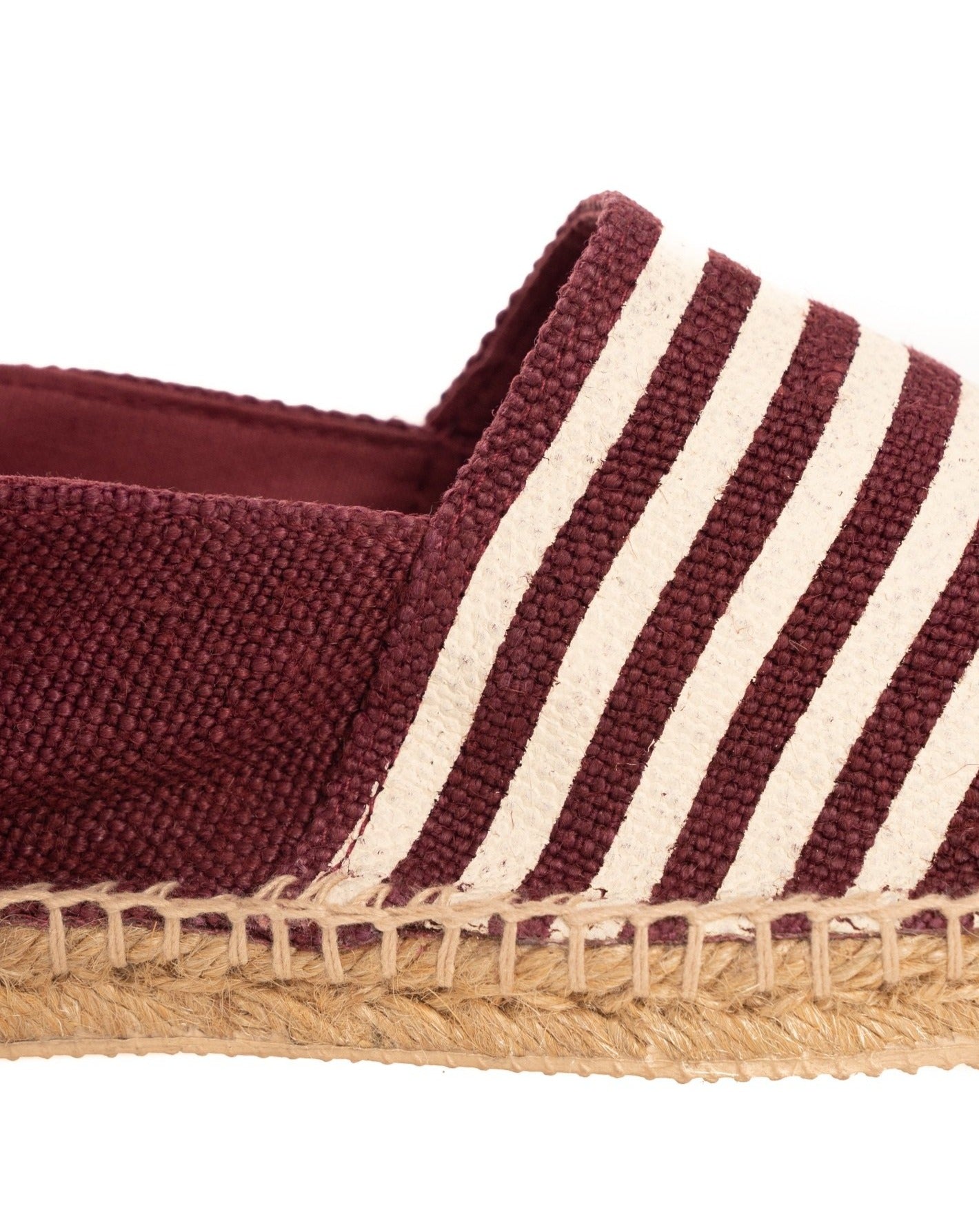 BORDEAUX STRIPED ESPADRILLES