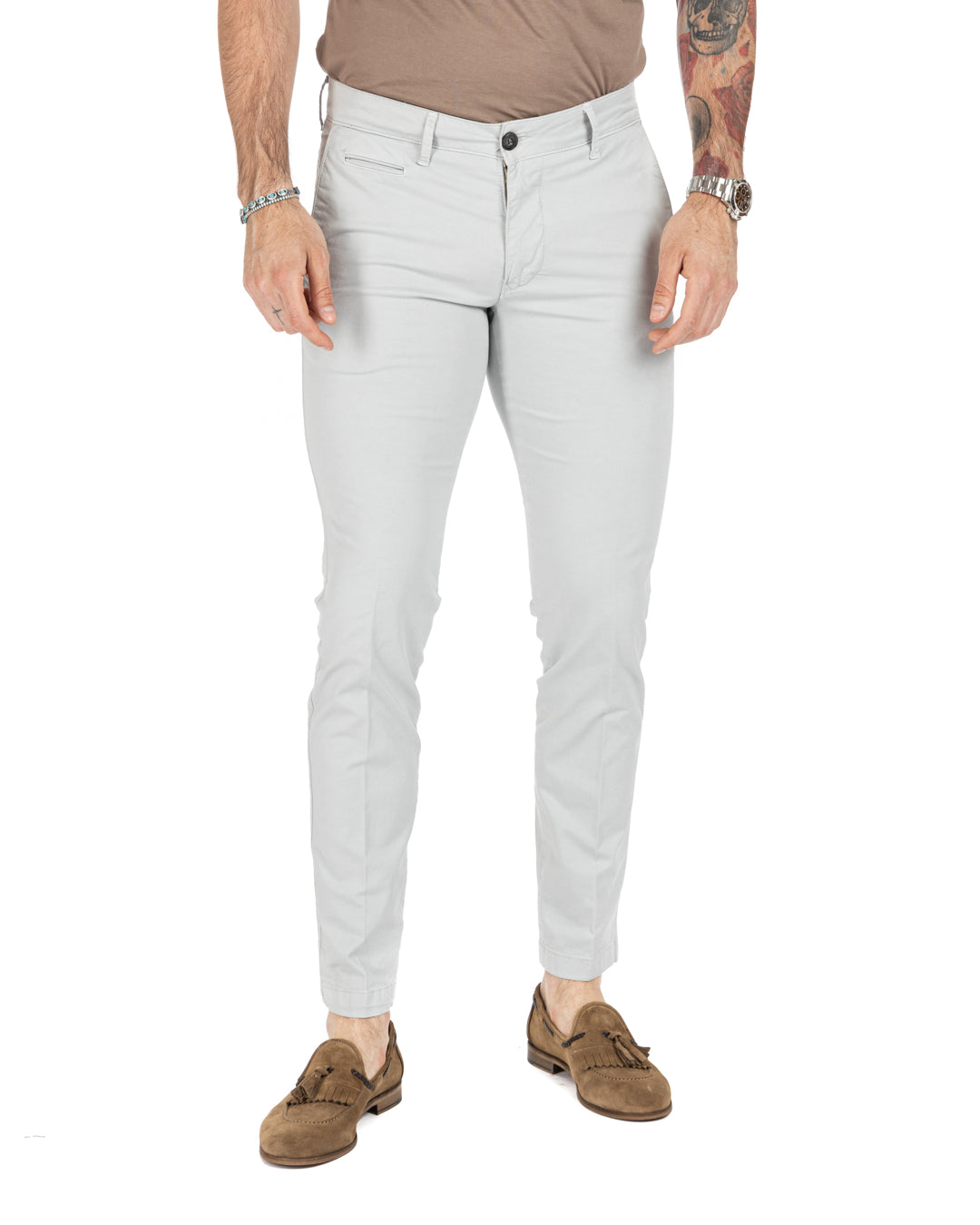 Frank - pantalon basique gris
