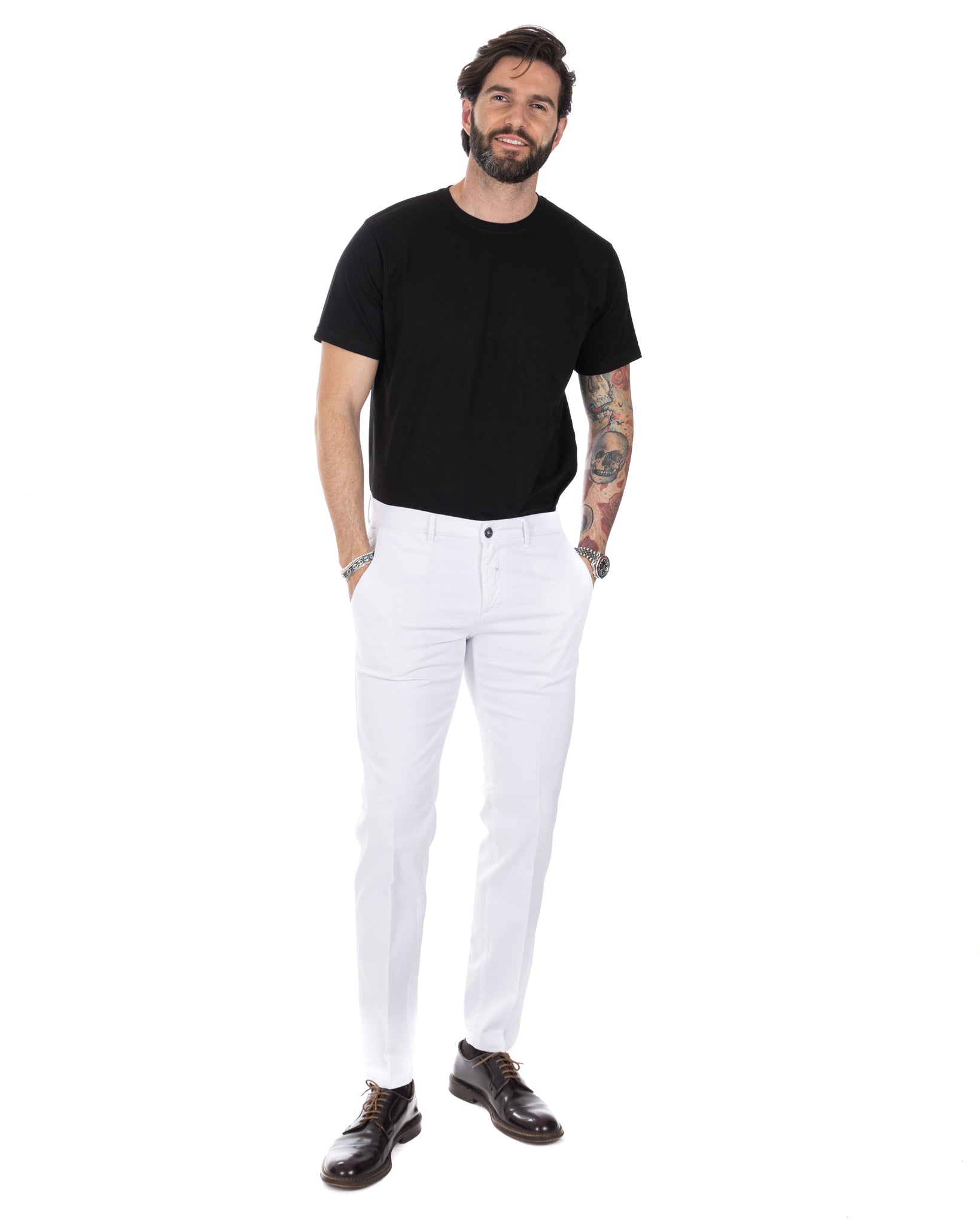Harry - t-shirt noir en coton stretch