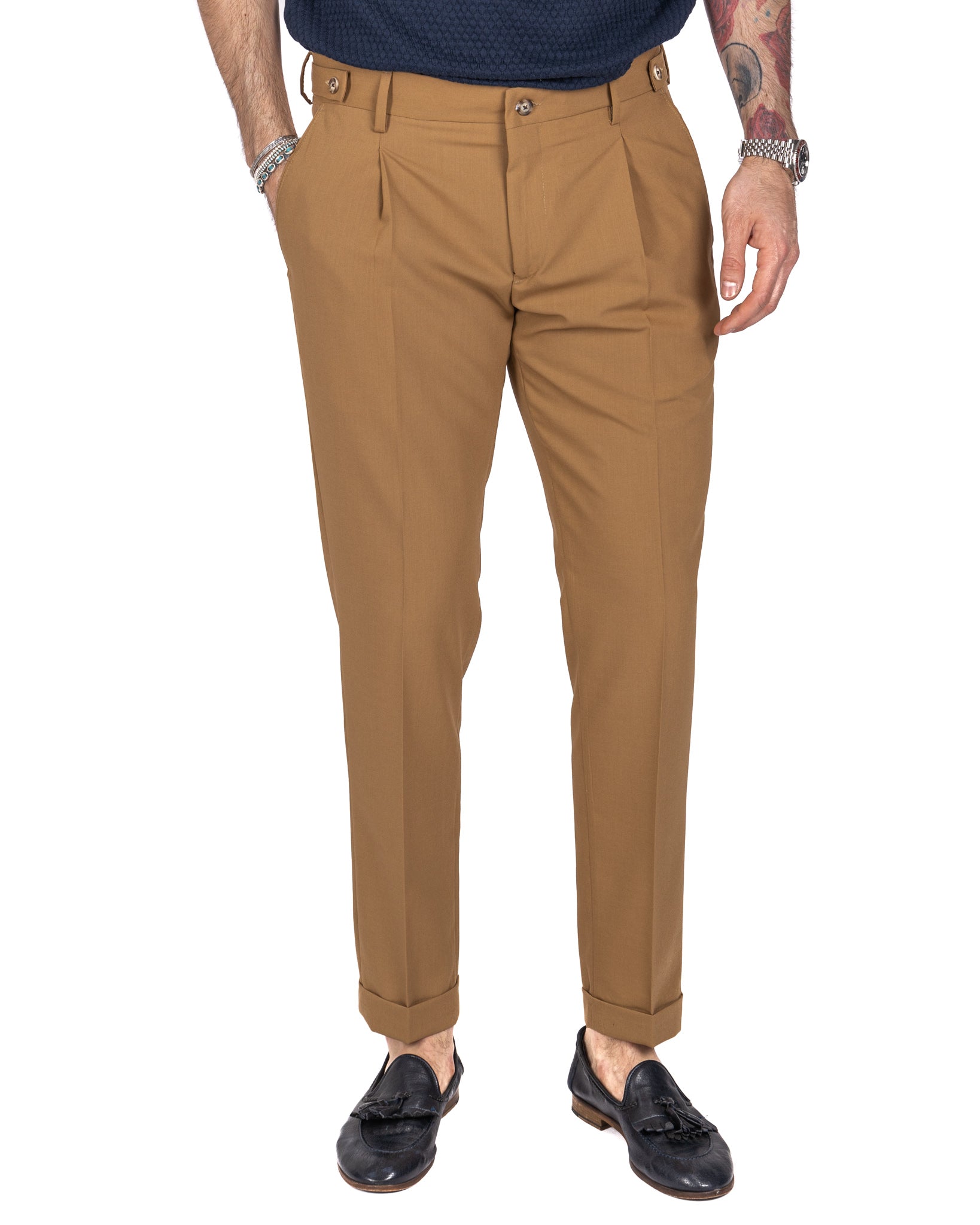 Milano - pantalon basique beige