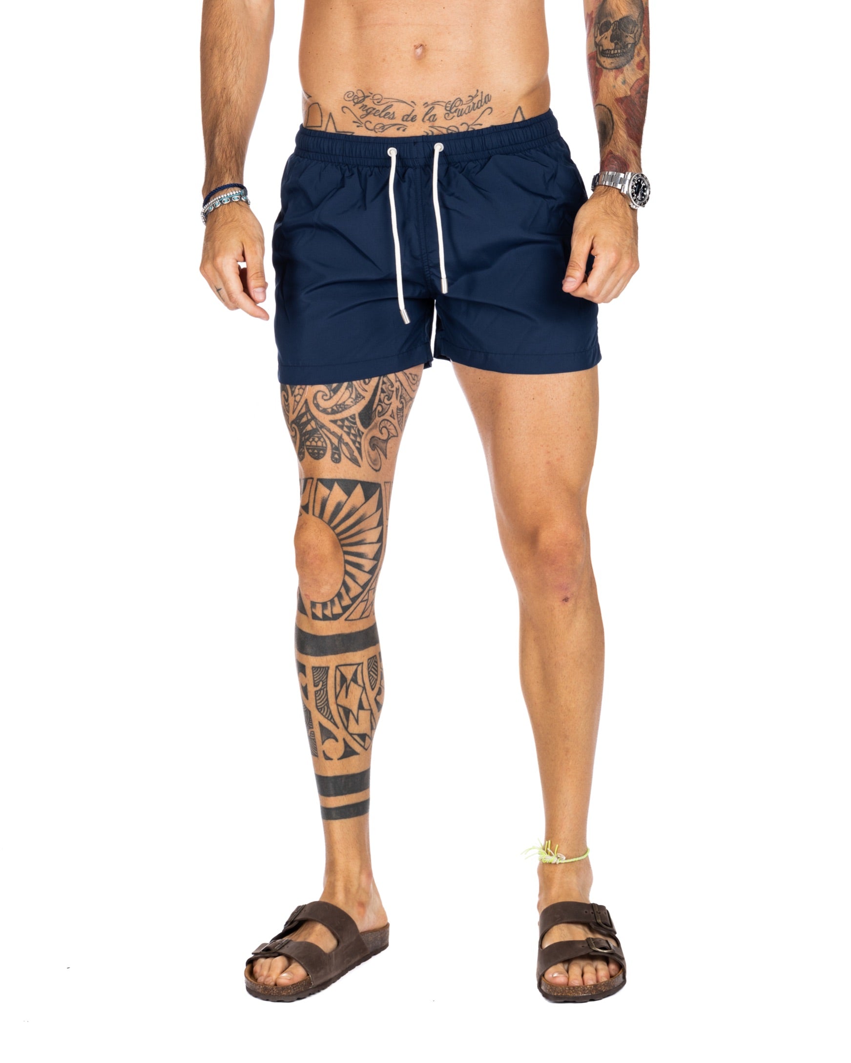 Maillot de bain - Bleu uni