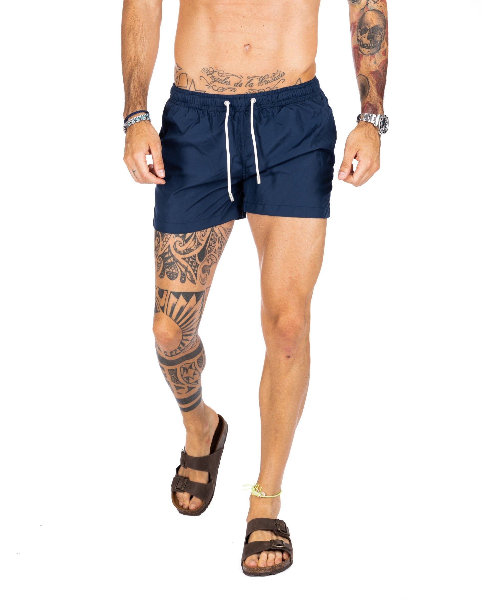 Maillot de bain - Bleu uni