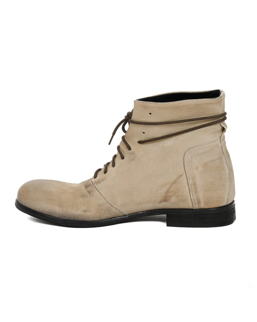 Houston - bottine en daim beige