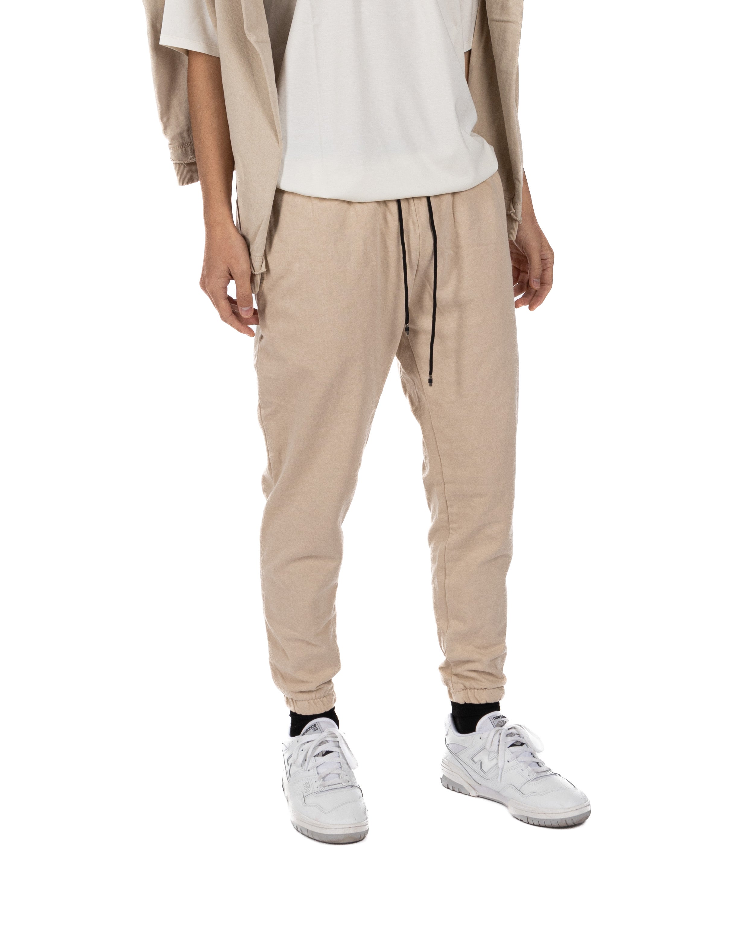 Hans - pantalon de survêtement beige