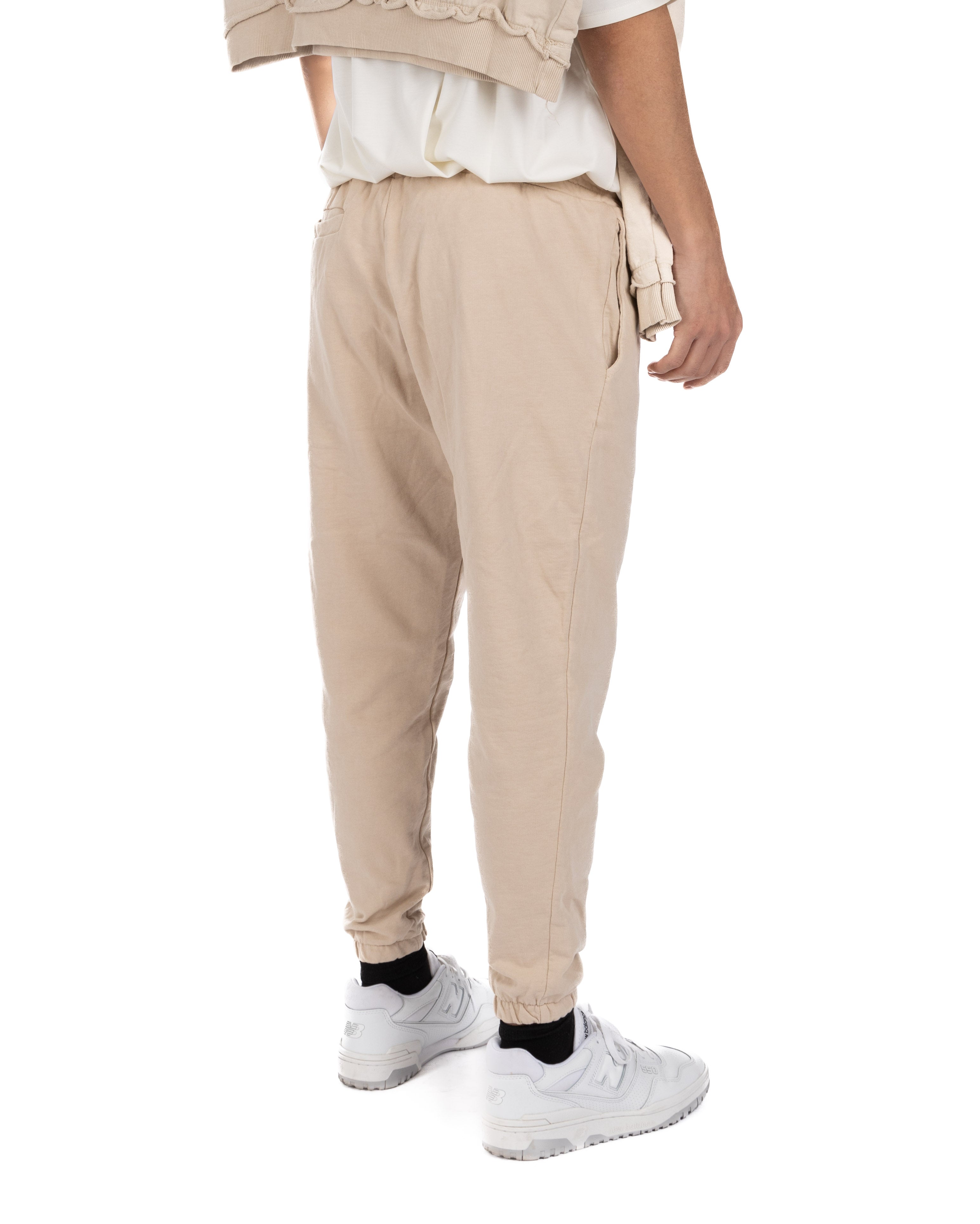 Hans - pantalon de survêtement beige