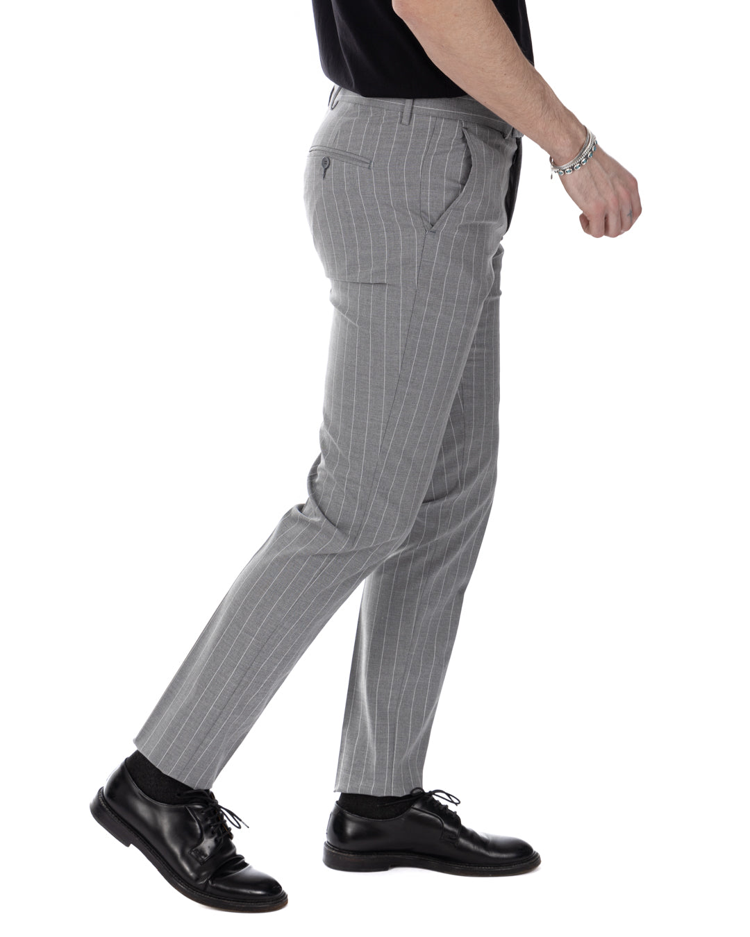 Vienna - gray striped double-breasted suit