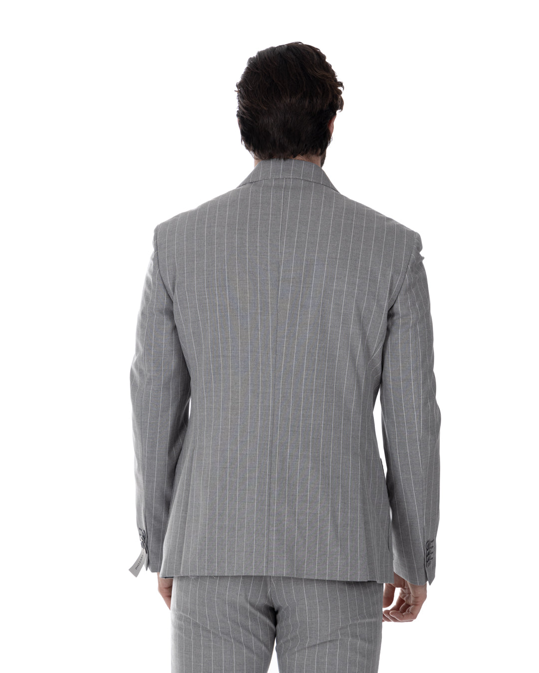 Vienna - gray striped double-breasted suit