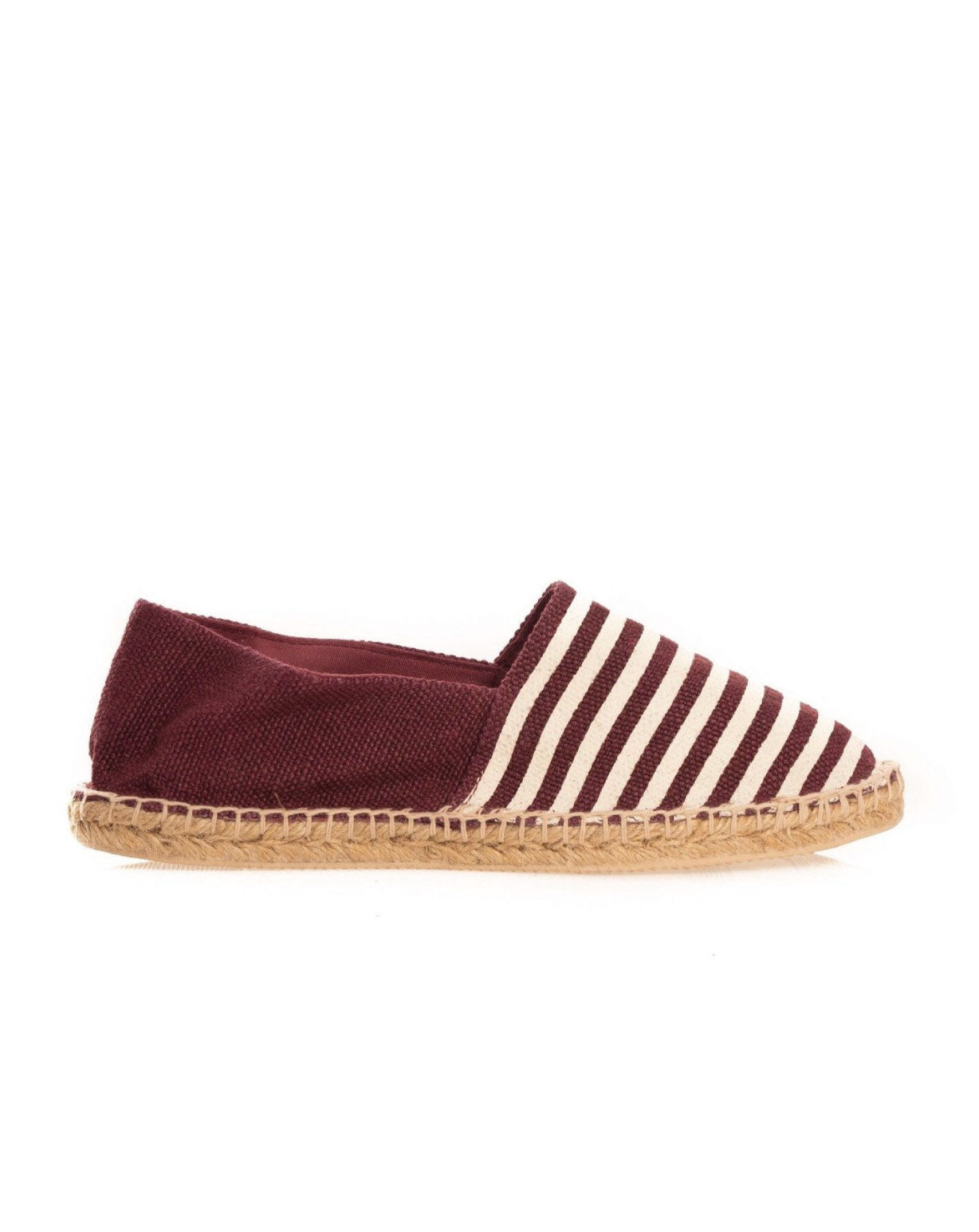 BORDEAUX STRIPED ESPADRILLES