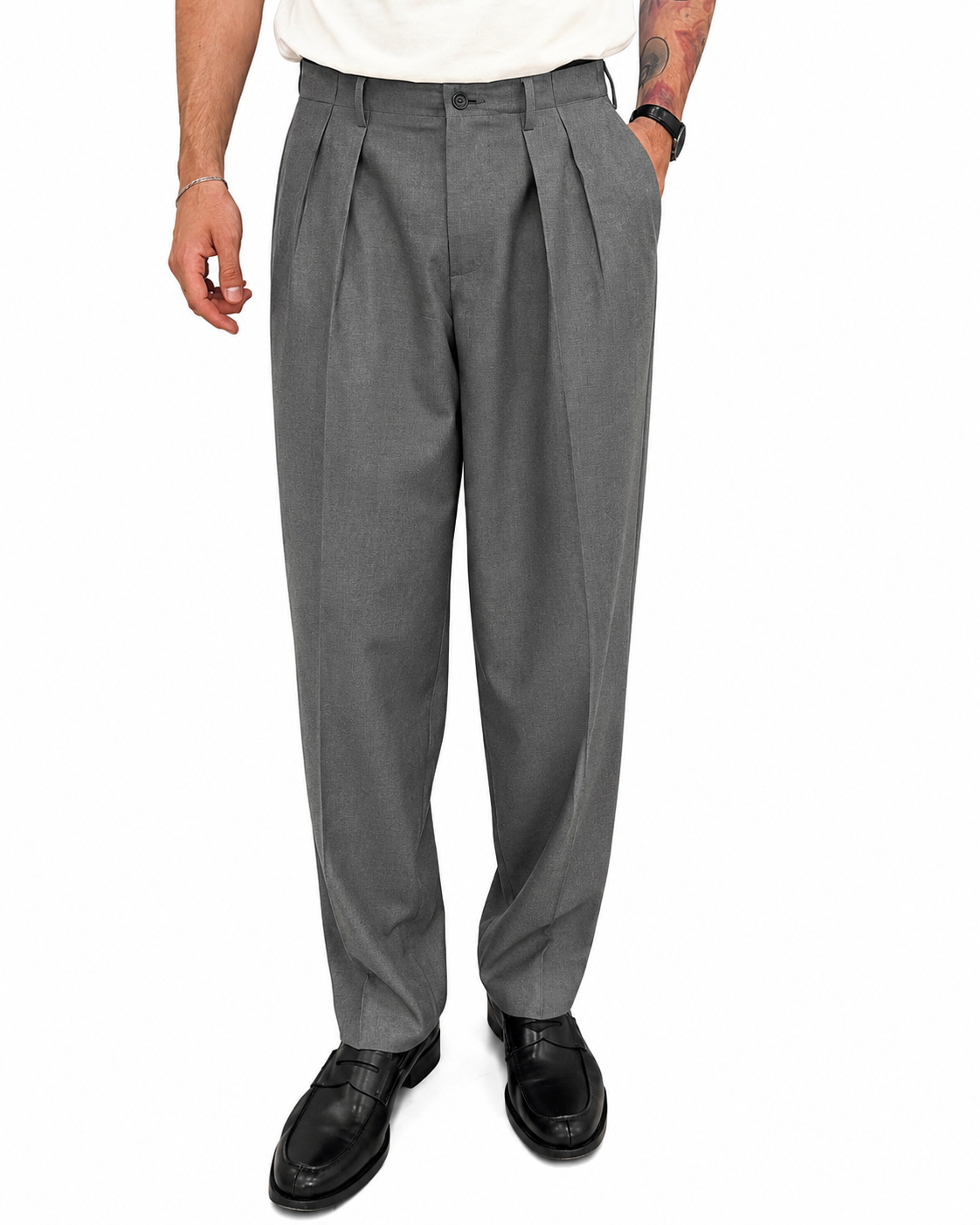 Pantalone Over grigio antracite Vitale Barberis Canonico