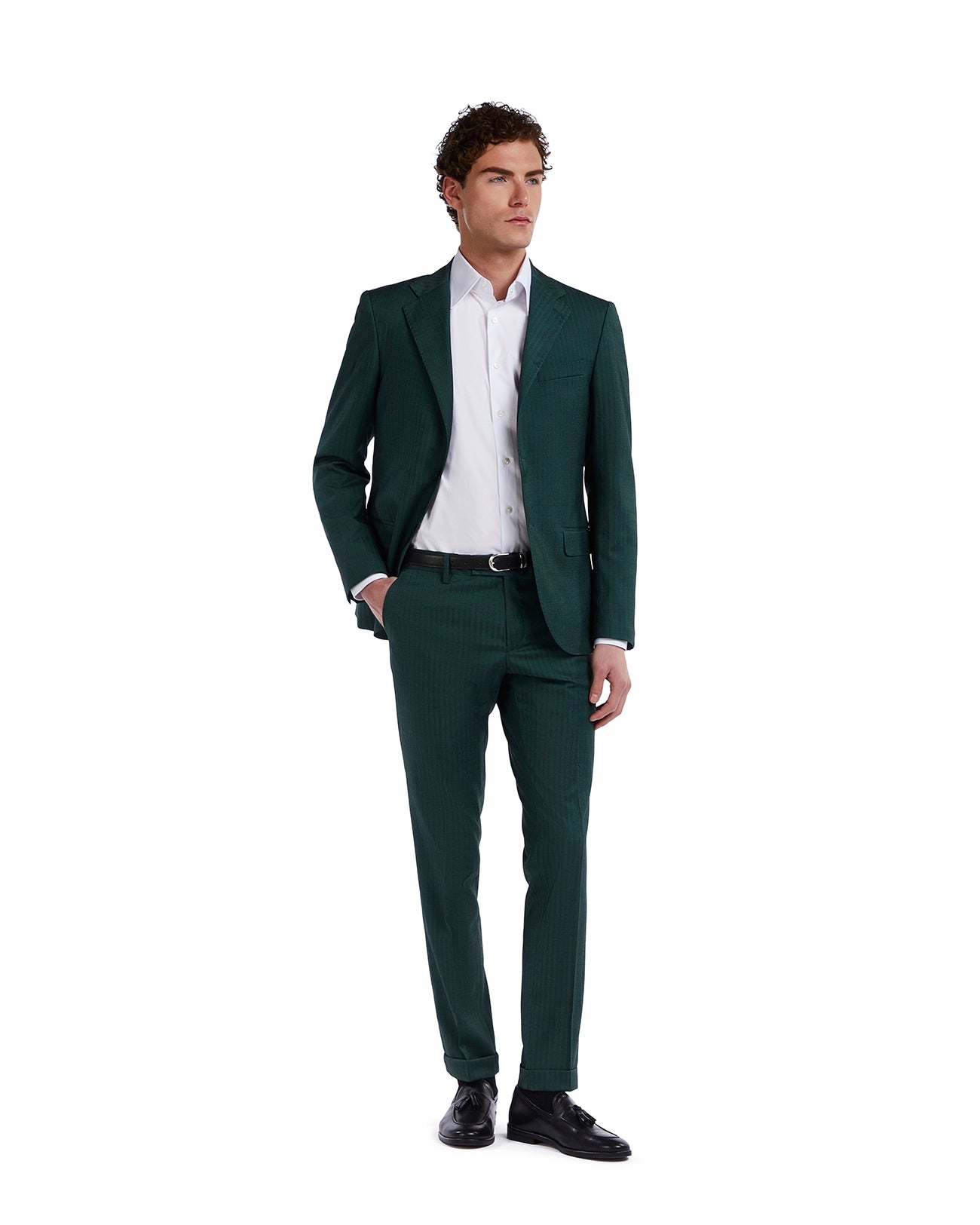 Traje París solaro verde