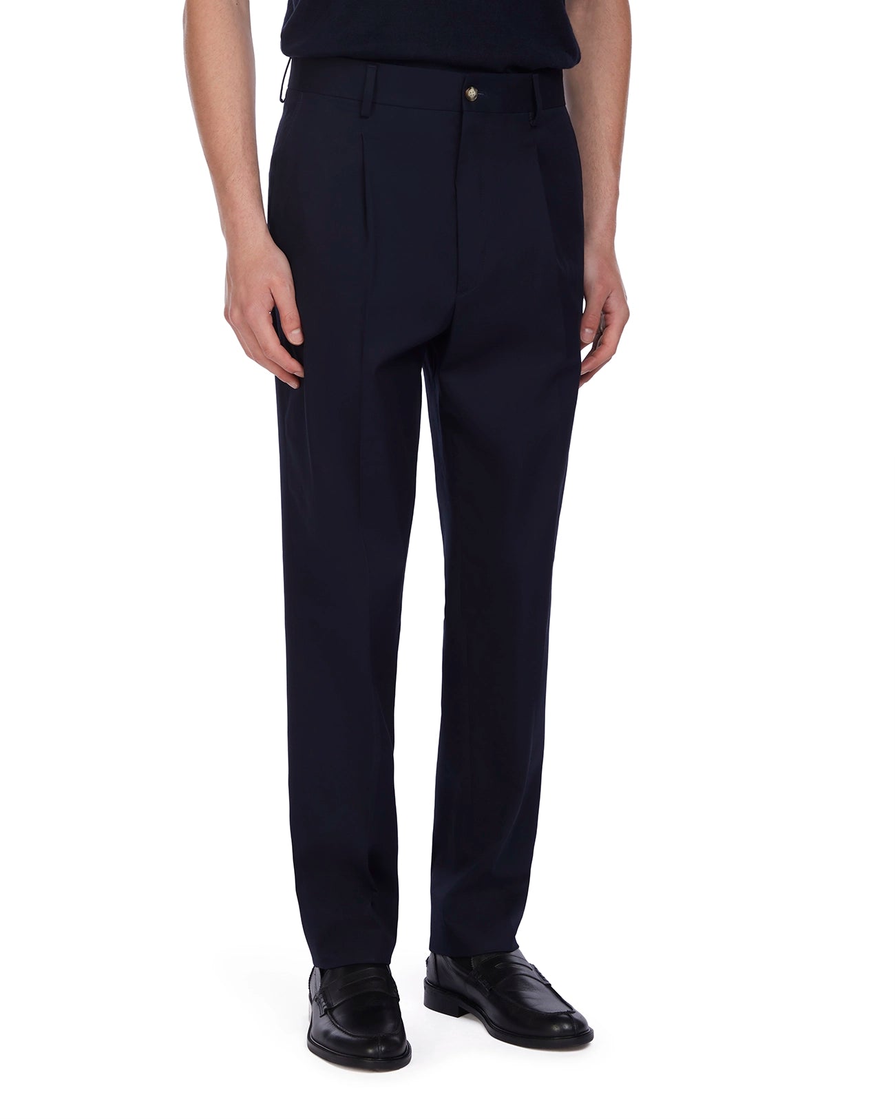 Pantalone Ajaccio in cotone blu