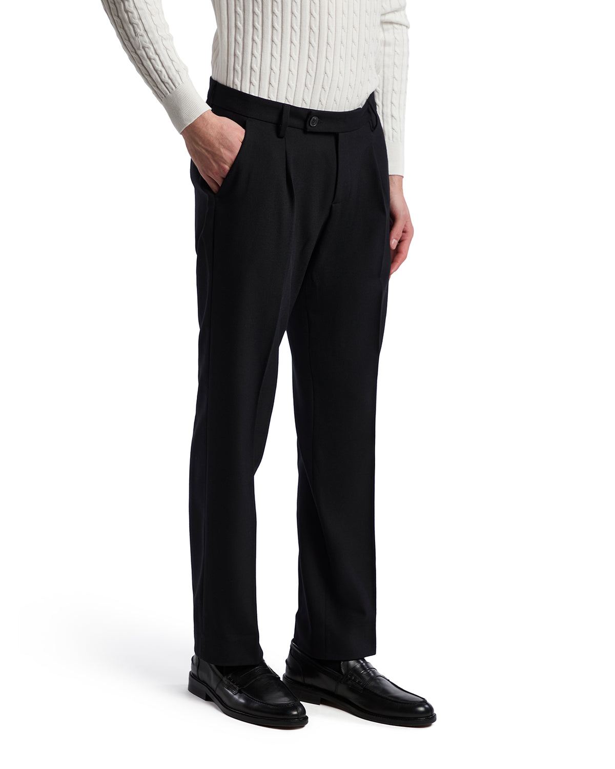 Pantalón Aka de franela antracita