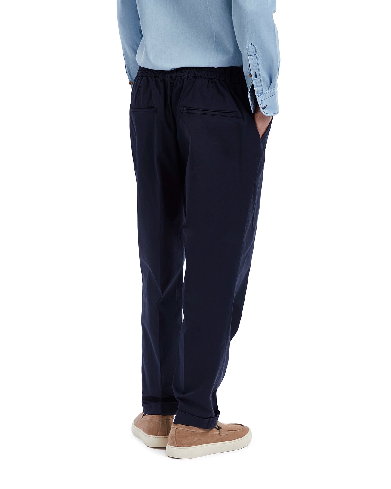 Wels trousers in blue cotton