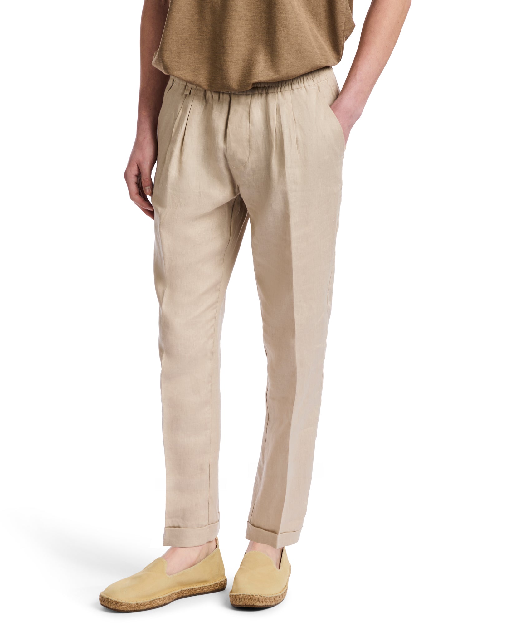 Cary trousers in pure linen string