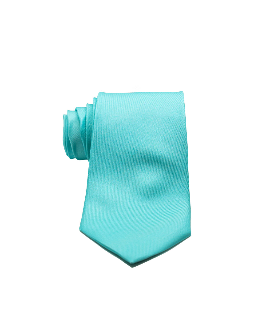 Tie - in turquoise woven silk