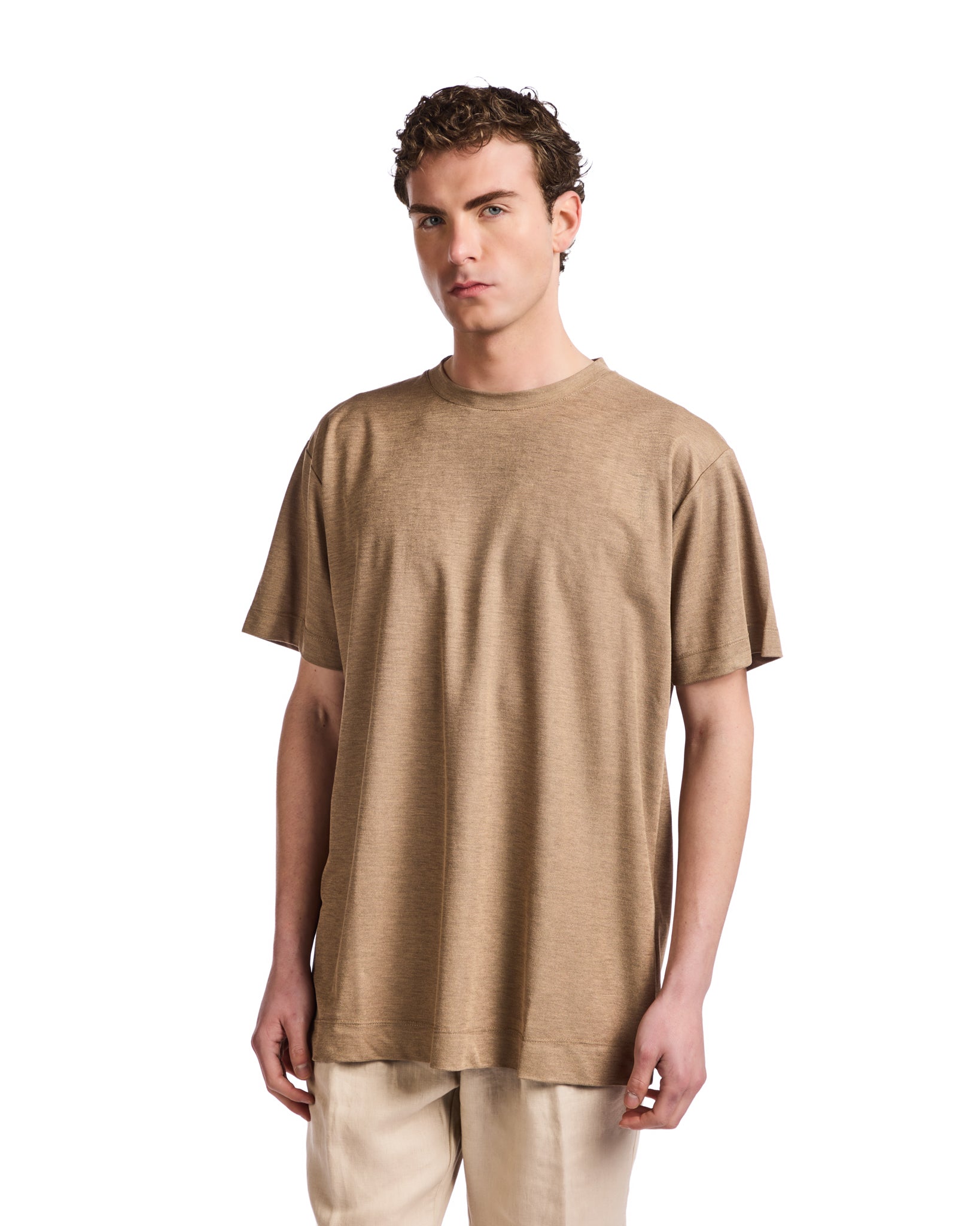 T-shirt Essen armaturata tabacco