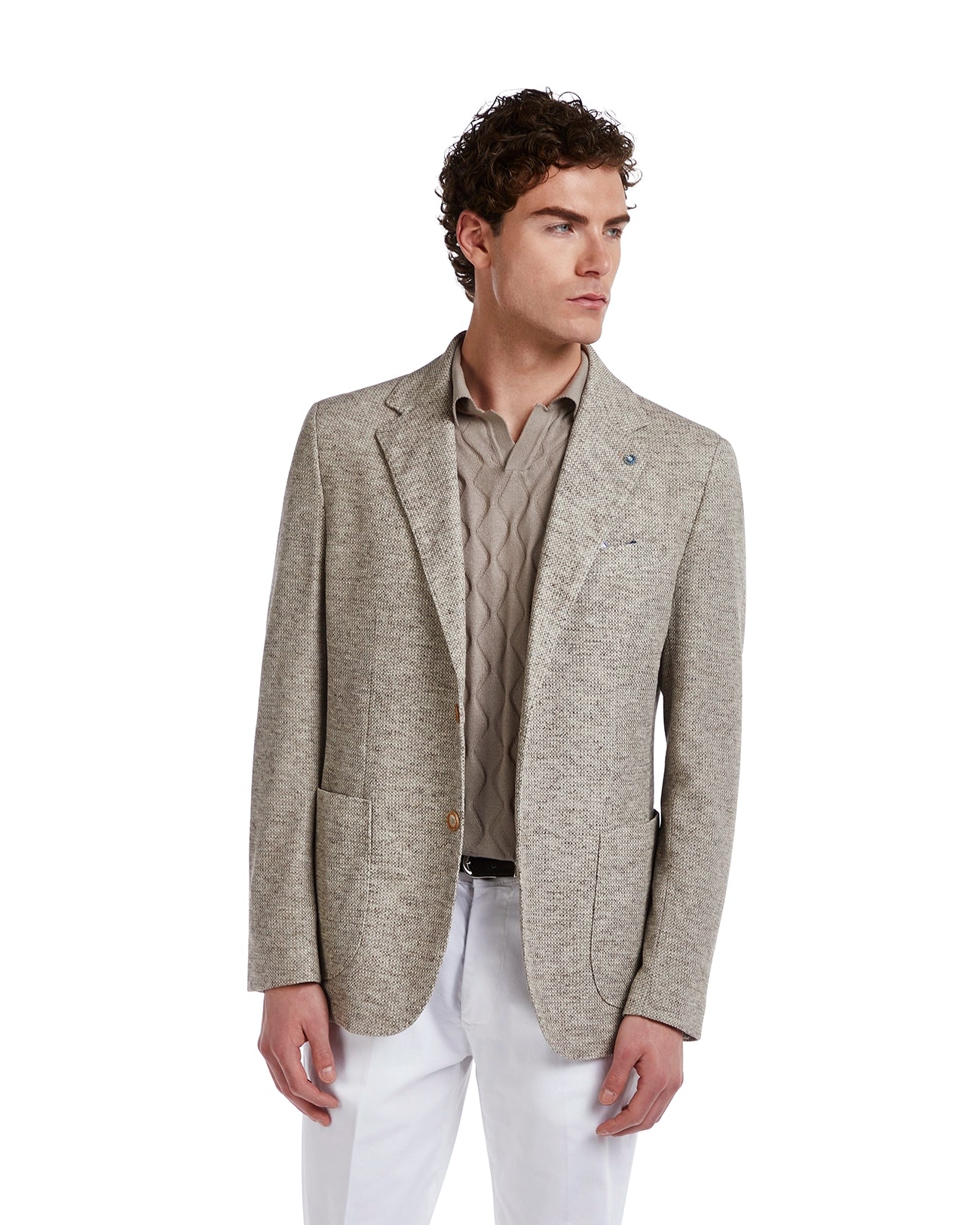 Chaqueta Erice mélange beige